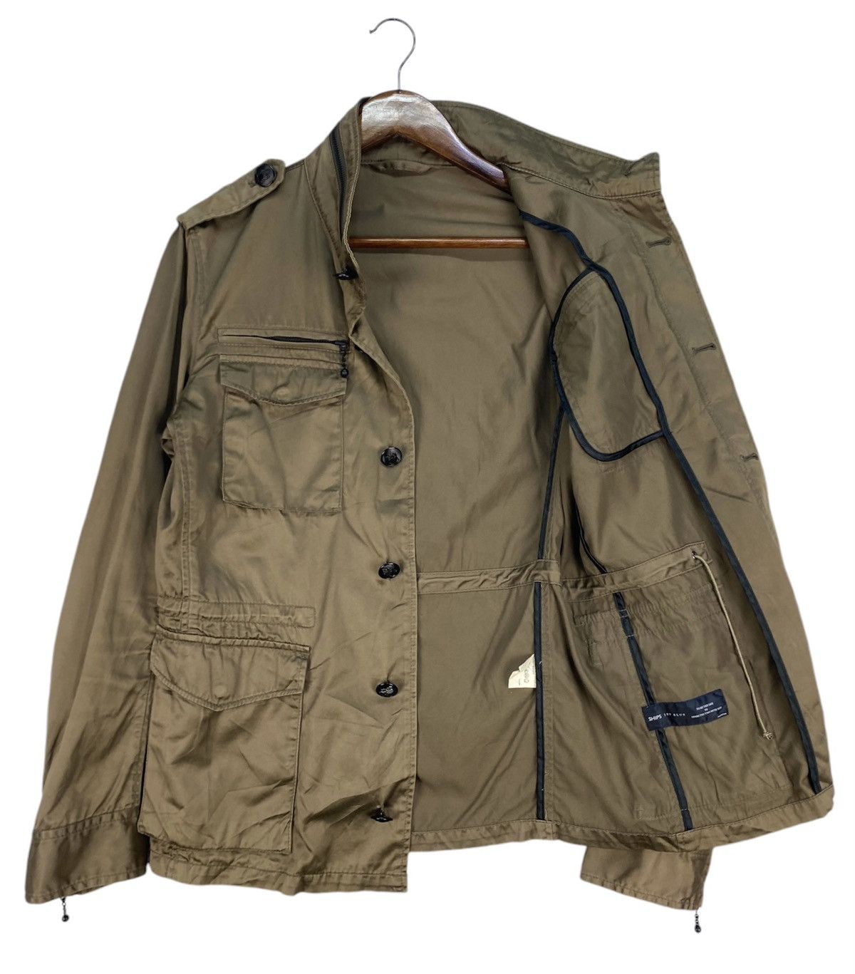 SHIPS Ships Jet Blue Military Jacket Size US M / EU 48-50 / 2 - 1 Thumbnail