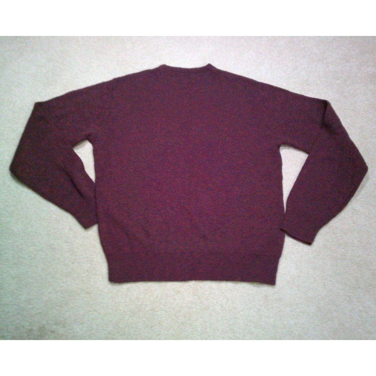 Vintage VINTAGE Miller Puritan V Neck Sweater Mens M Maroon 80s Sweater Mens M Maroon 80s Size US M / EU 48-50 / 2 - 2 Thumbnail