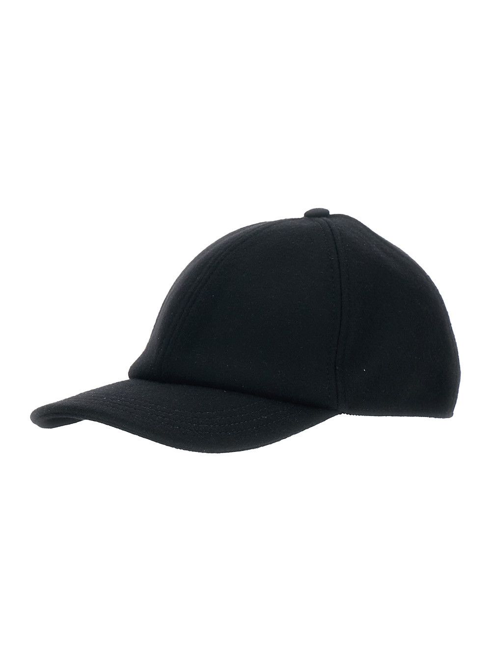 Gucci Black Baseball Cap with Logo Lettering on the Side and Rear Closure with Web Detail in Wool Man Size ONE SIZE - 1 Thumbnail