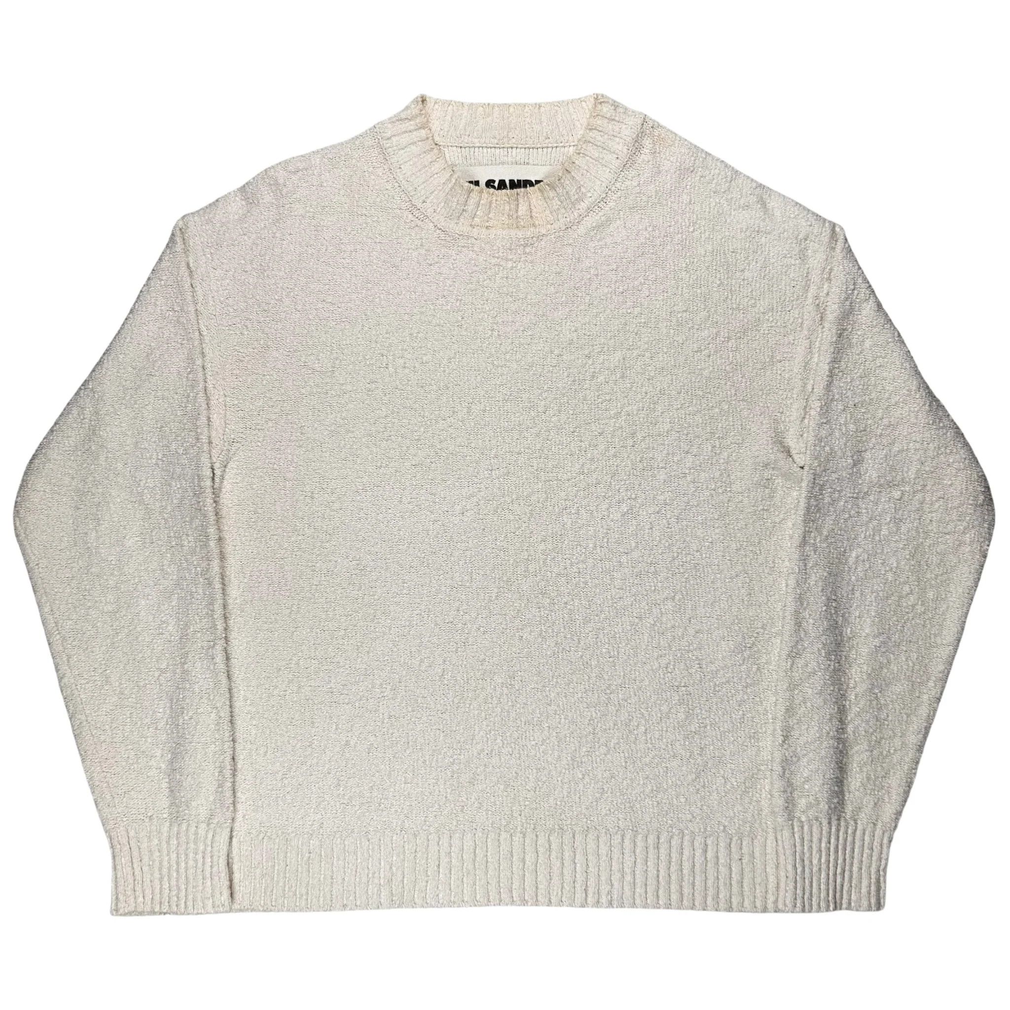 image of Jil Sander+ Boucle Sweater - Aw19 in Light Beige, Men's (Size Medium)