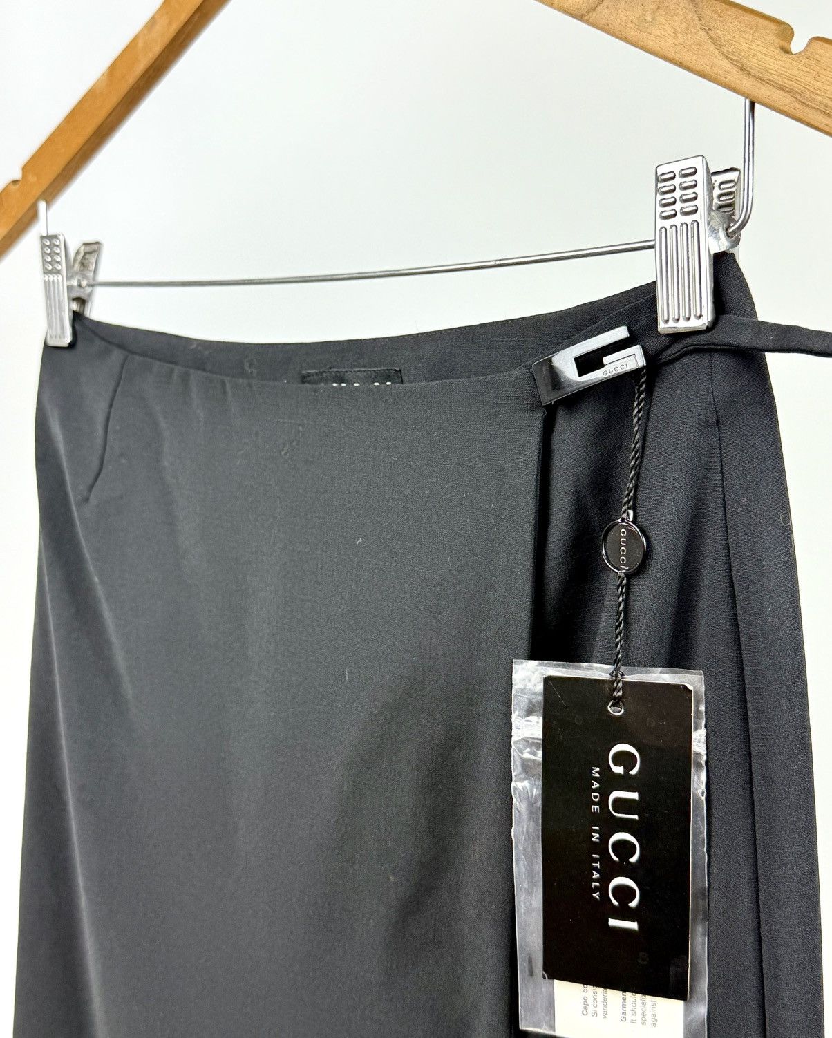 Gucci Gucci - Tom Ford - SS/1998 - G - Logo - Wrap Skirt Size 26" / US 2 / IT 38 - 5 Thumbnail
