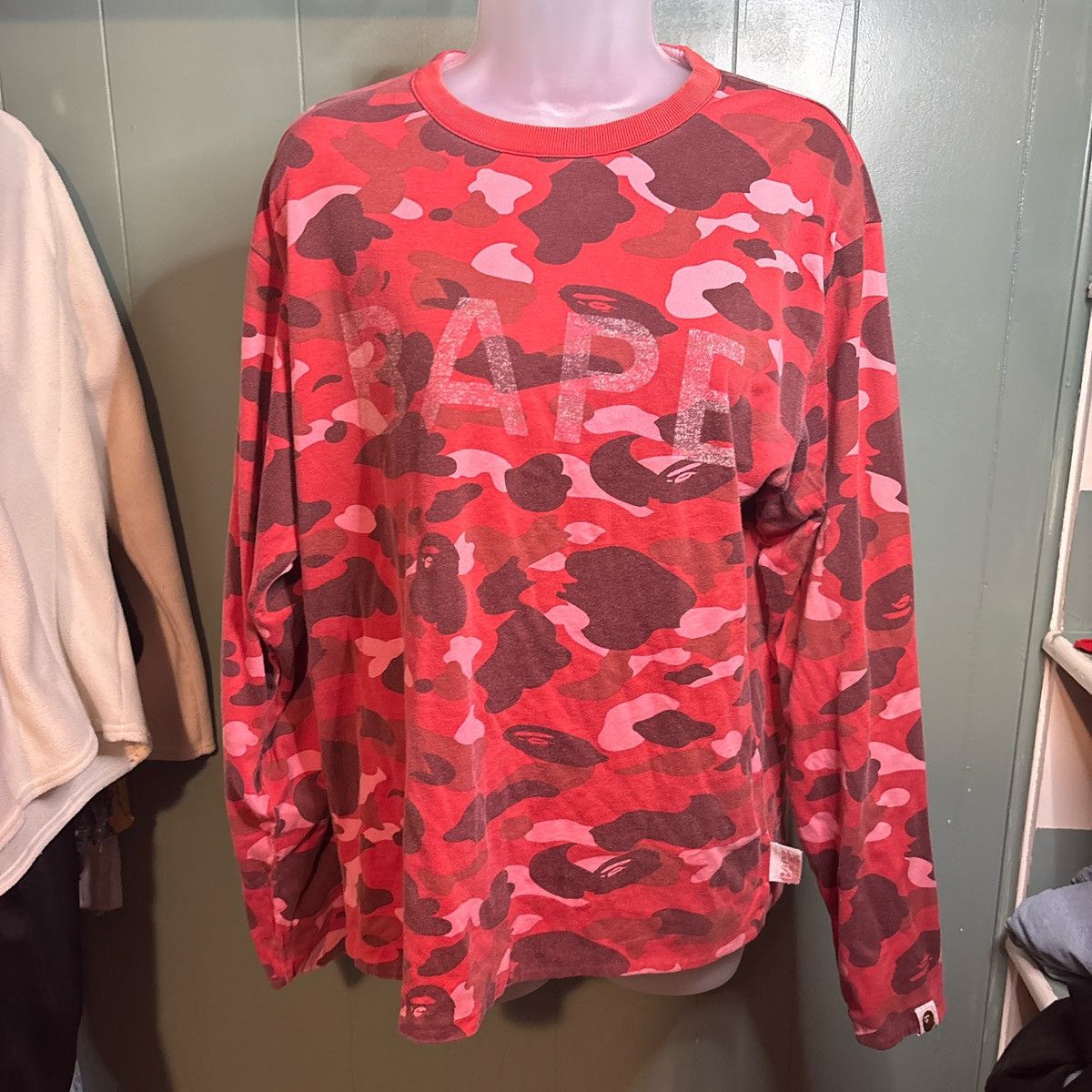 Bape × Vintage BAPE Og nigo era nerd camo reversible crewneck sweater Size US M / EU 48-50 / 2 - 1 Thumbnail