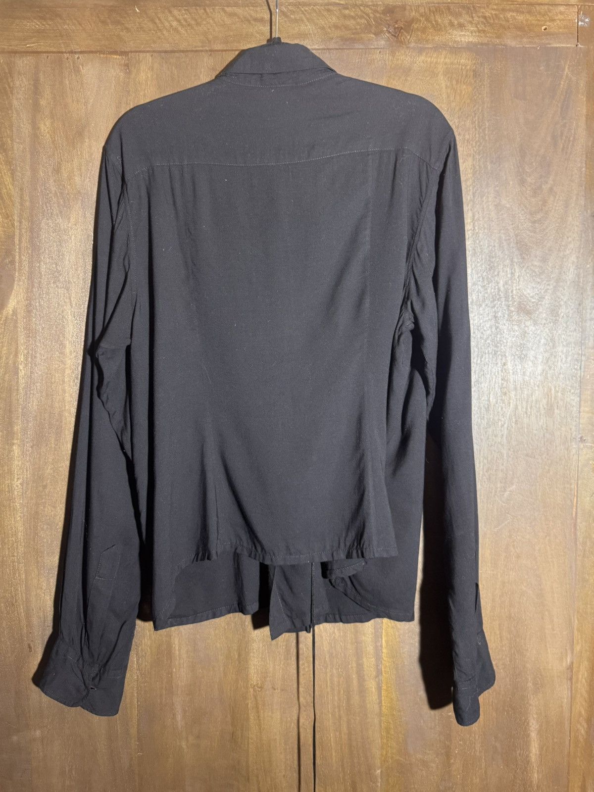 Ann Demeulemeester Ann Demeulemeester vintage asymetrical blouse 38 black Size S / US 4 / IT 40 - 8 Thumbnail