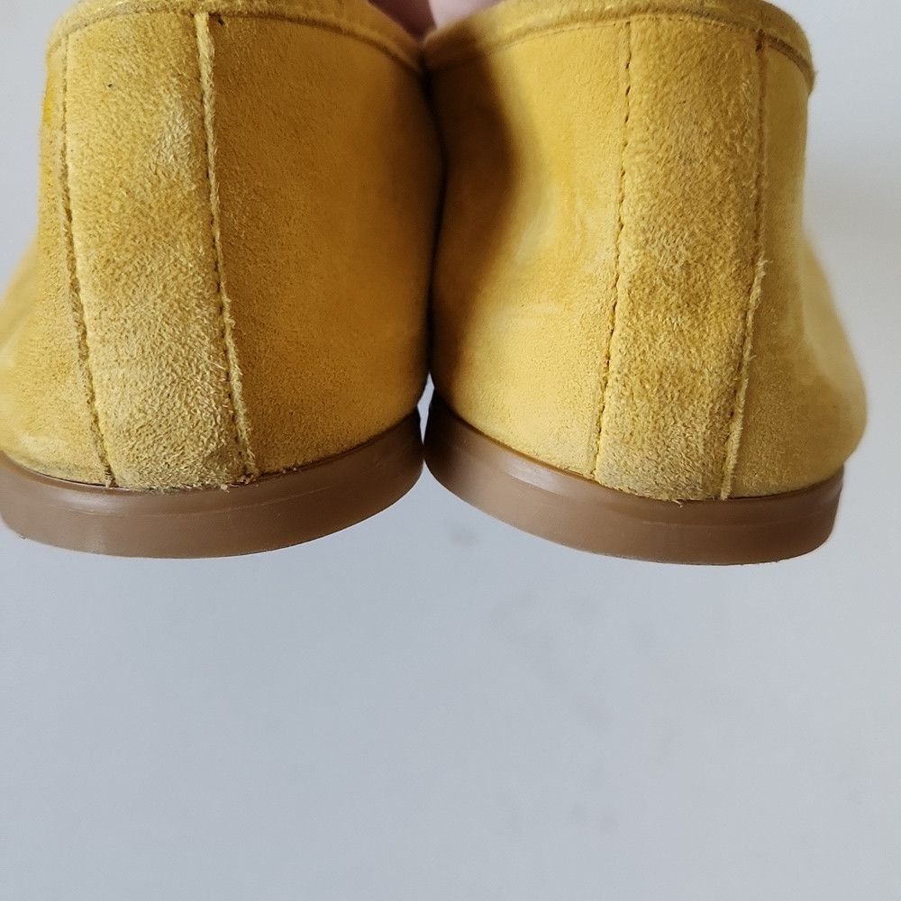Hobbs London HOBBS | Yellow Suede Bea Ballerina Flats Size 36 Size US 6 / IT 36 - 3 Thumbnail