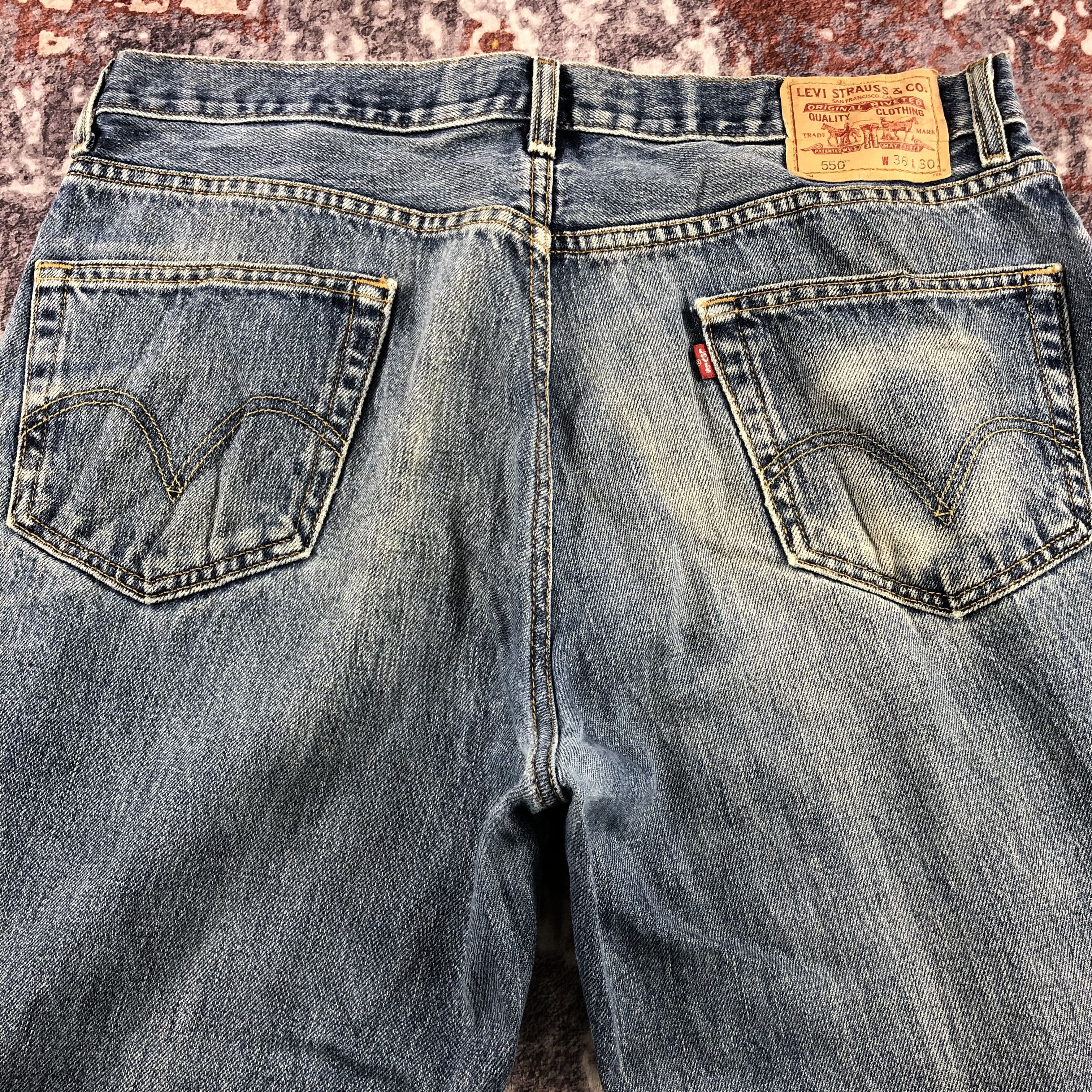 Levi's × Vintage Vintage Blue Wash Levis 550 Jeans-JM3023 Size US 37 - 4 Thumbnail