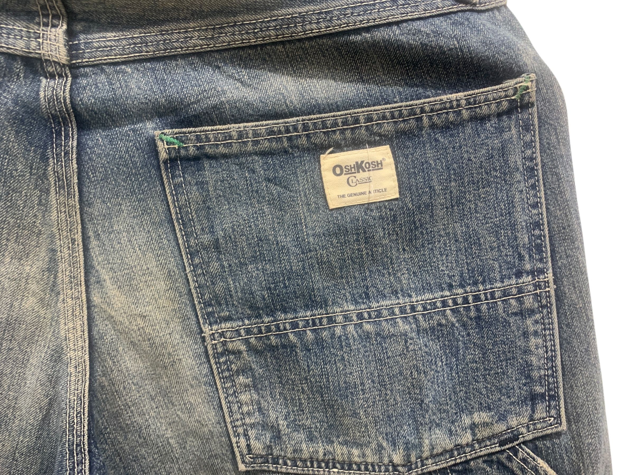 Oshkosh Oshkosh Carpenter Denim Pants Light Wash Workwear Size US 28 / EU 44 - 9 Thumbnail