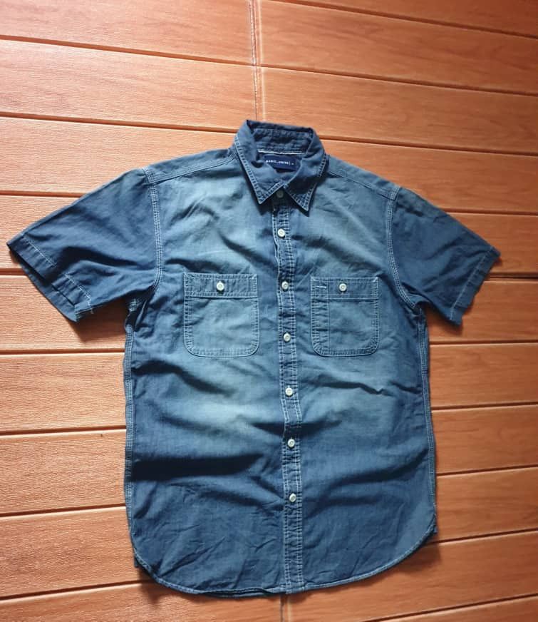 Japanese Brand 💥Button ups selvedge chambray shirt Size US M / EU 48-50 / 2 - 4 Thumbnail