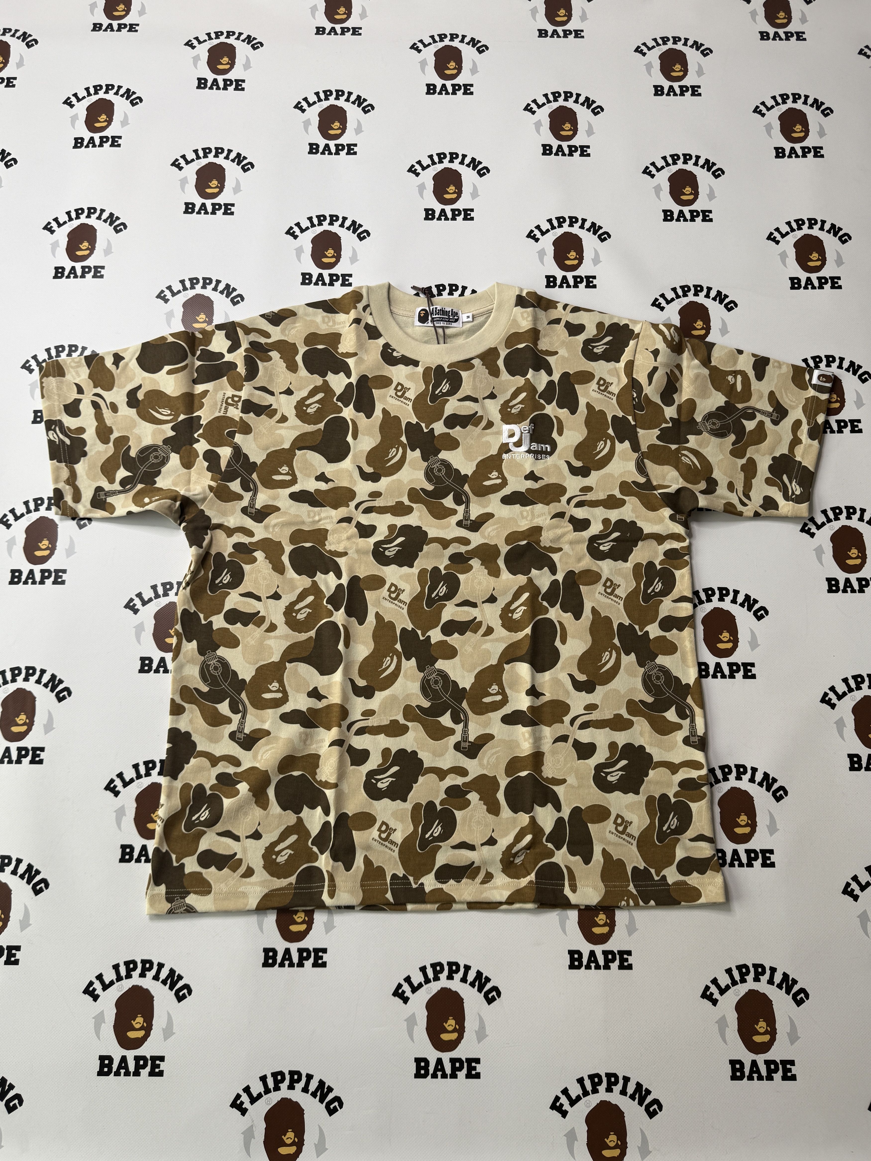 Bape BAPE X DEF JAM CAMO RELAXED FIT TEE Size US L / EU 52-54 / 3 - 1 Thumbnail