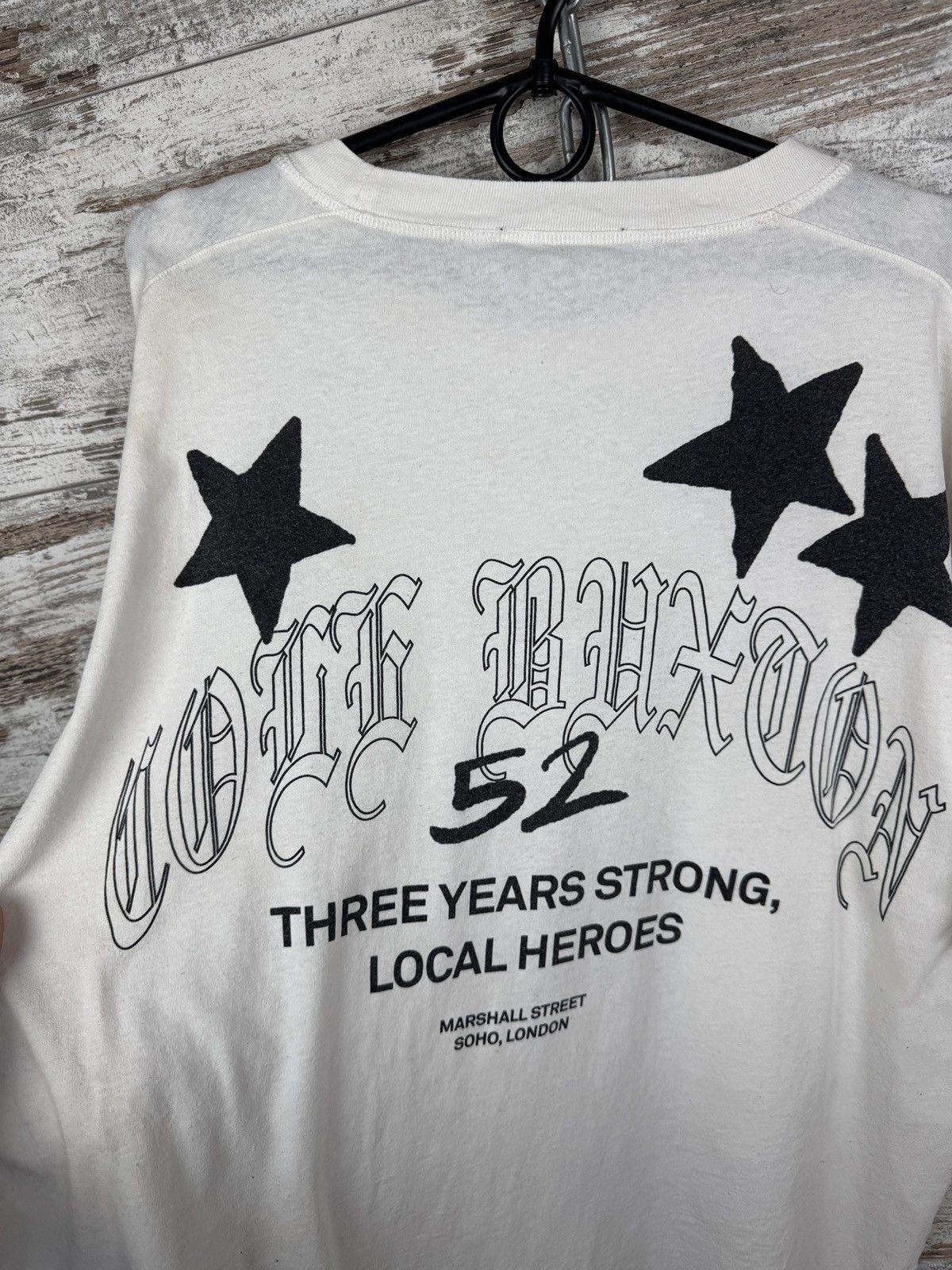 Cole Buxton Mens Vintage Cole Buxton T-shirt white Anniversary Logo Tee Size US M / EU 48-50 / 2 - 13 Thumbnail