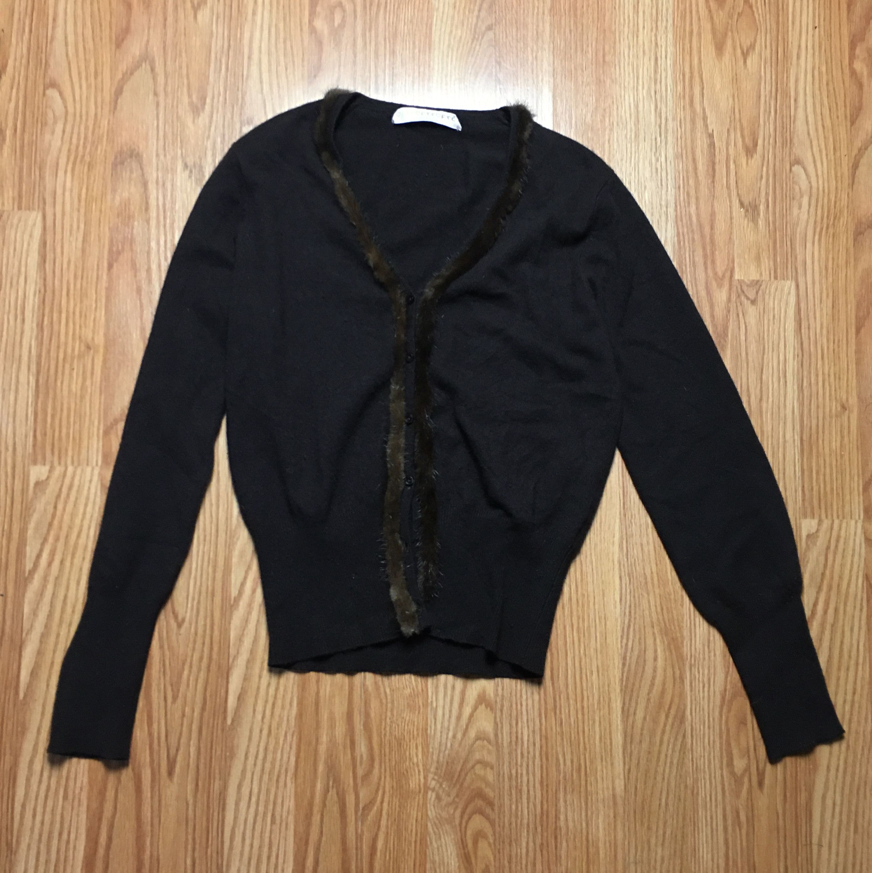 FTC FTC Cashmere Sweater Mink Fur Cardigan Size S / US 4 / IT 40 - 5 Thumbnail