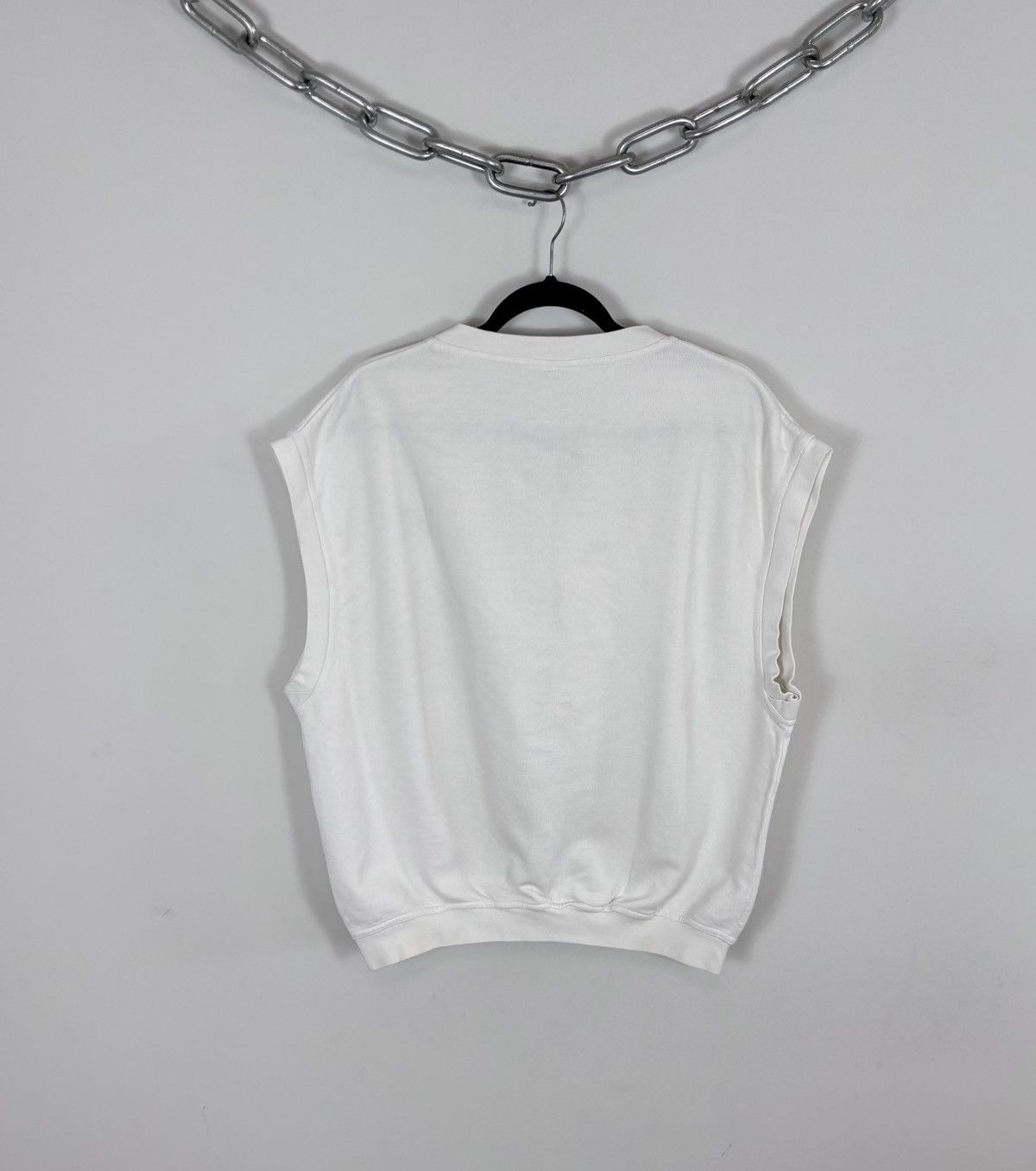 Reebok Vintage 1990s Reebok Y2K Men’s White Sweat Vest Gilet Size US L / EU 52-54 / 3 - 18 Thumbnail