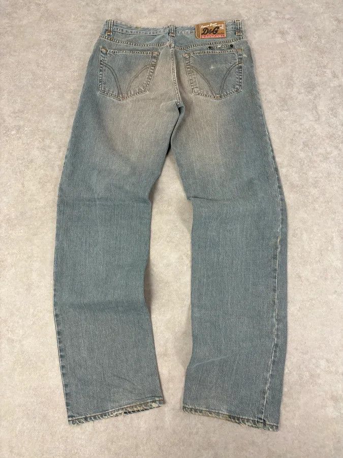 Dolce & Gabbana AW2003 Dolce & Gabbana Light Blue Faded Denim Jeans Size US 32 / EU 48 - 6 Thumbnail
