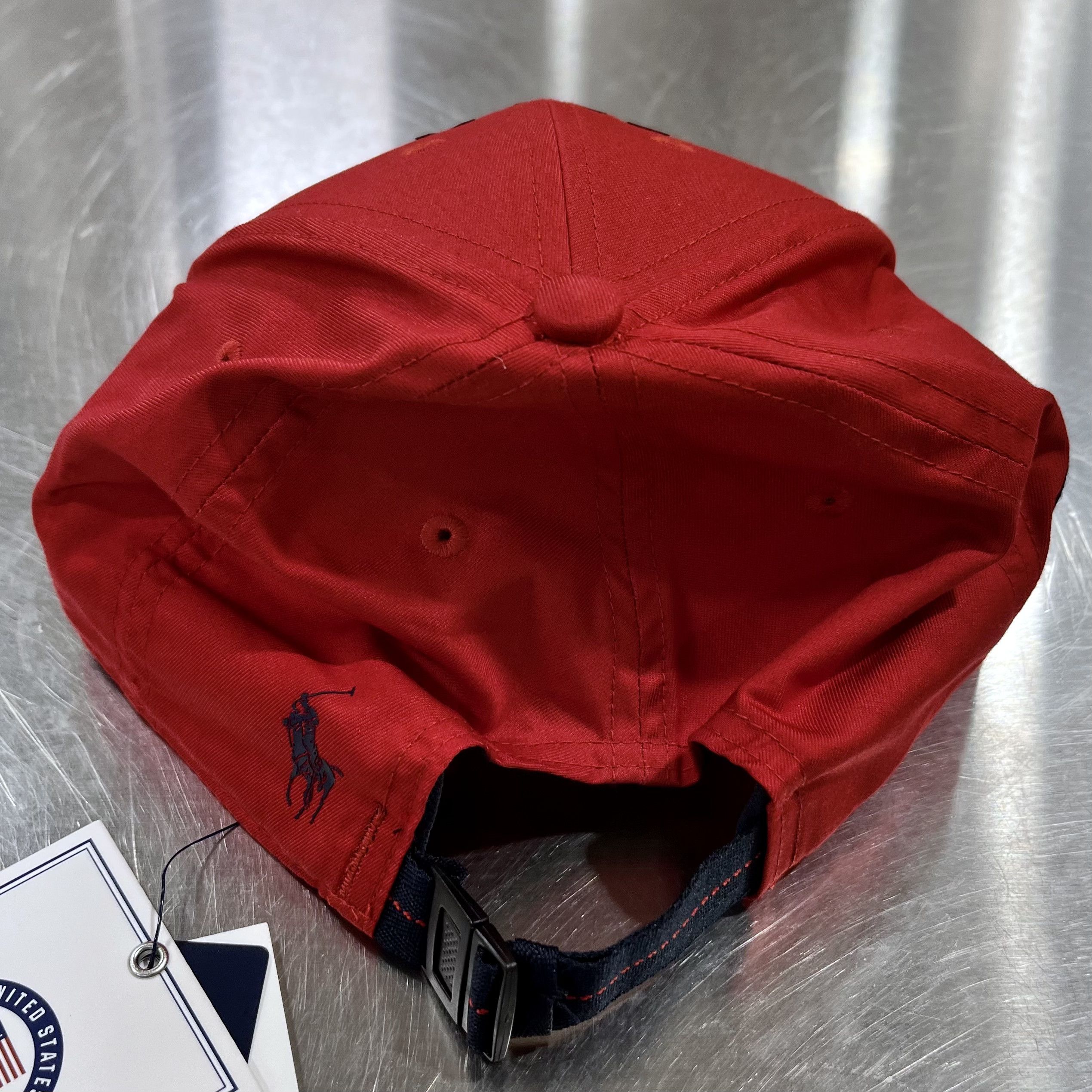 USA Olympics Team USA 2020 Olympics Flag Patch Polo Ralph Lauren Cap Hat Size ONE SIZE - 5 Thumbnail