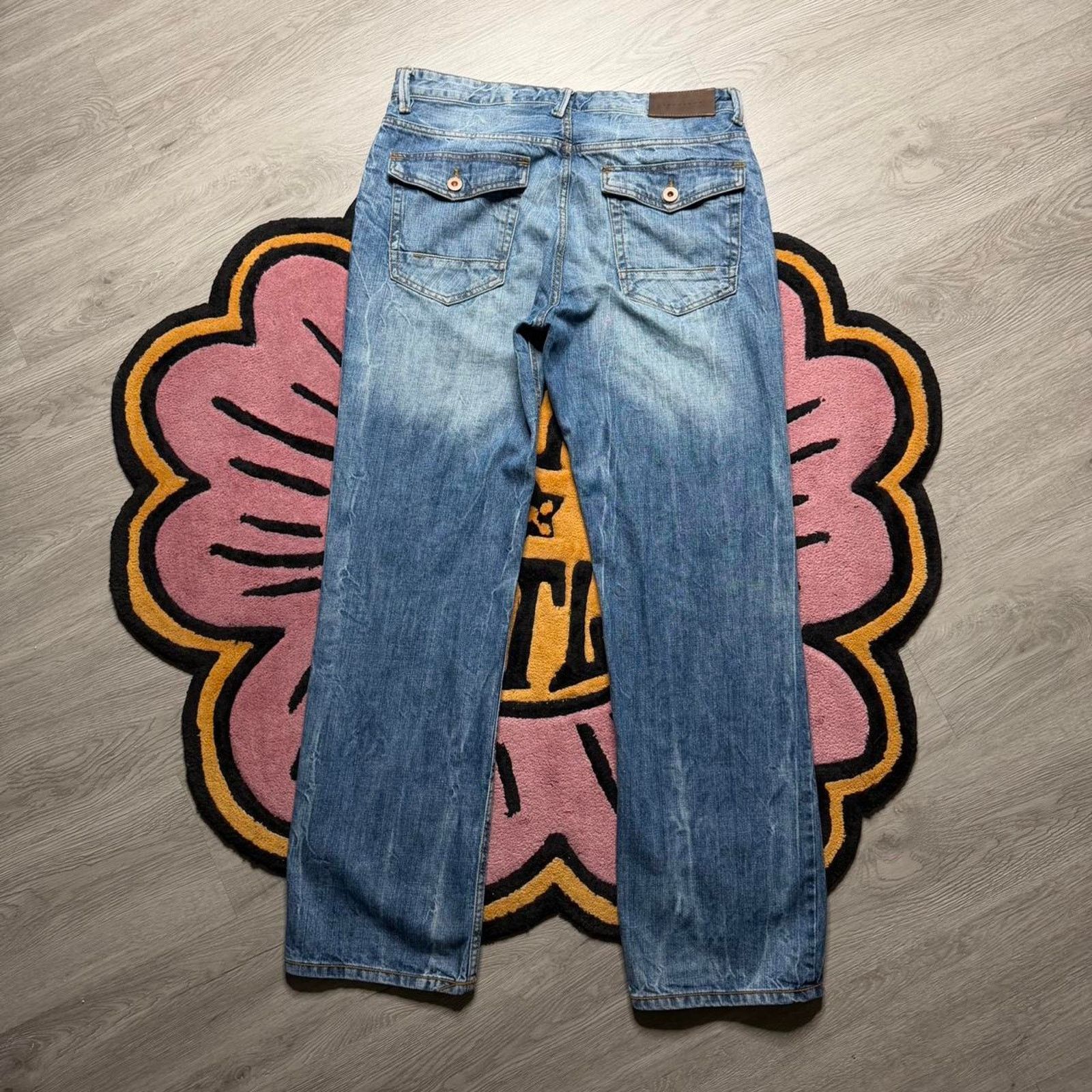 Sean John × Vintage Vintage Sean John Hamilton Relaxed Straight Leg Denim Jeans Size US 32 / EU 48 - 7 Thumbnail