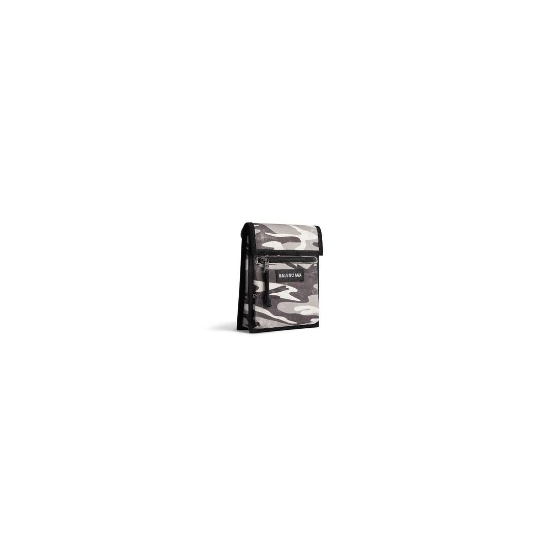 Balenciaga o1bcso1str1024 Size: OS / Explorer Small Pouch With Strap Size ONE SIZE - 2 Thumbnail