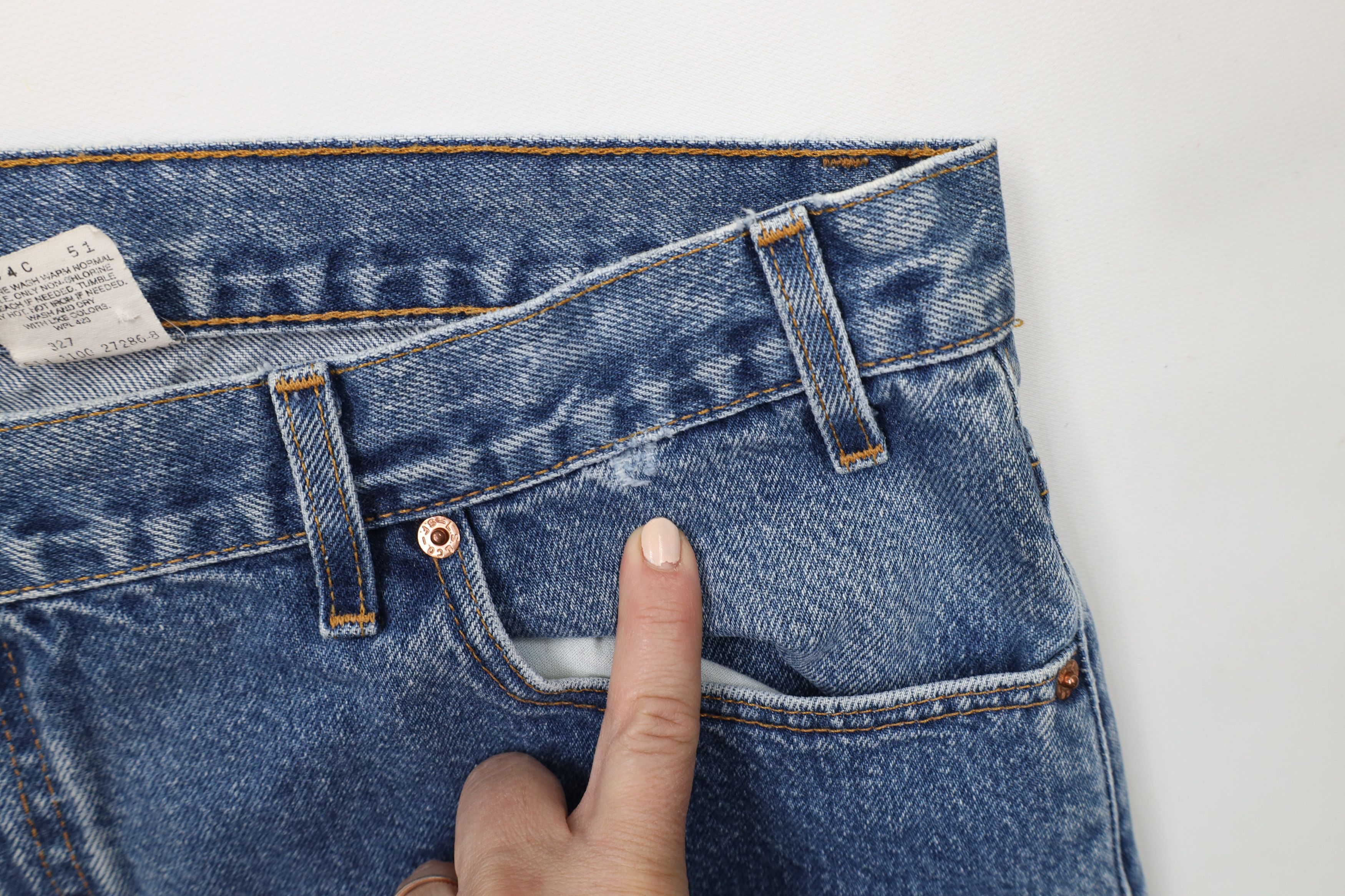Levi's × Vintage Vintage Y2K 2001 Levis 505 Straight Leg Denim Jeans USA Size US 38 / EU 54 - 11 Thumbnail