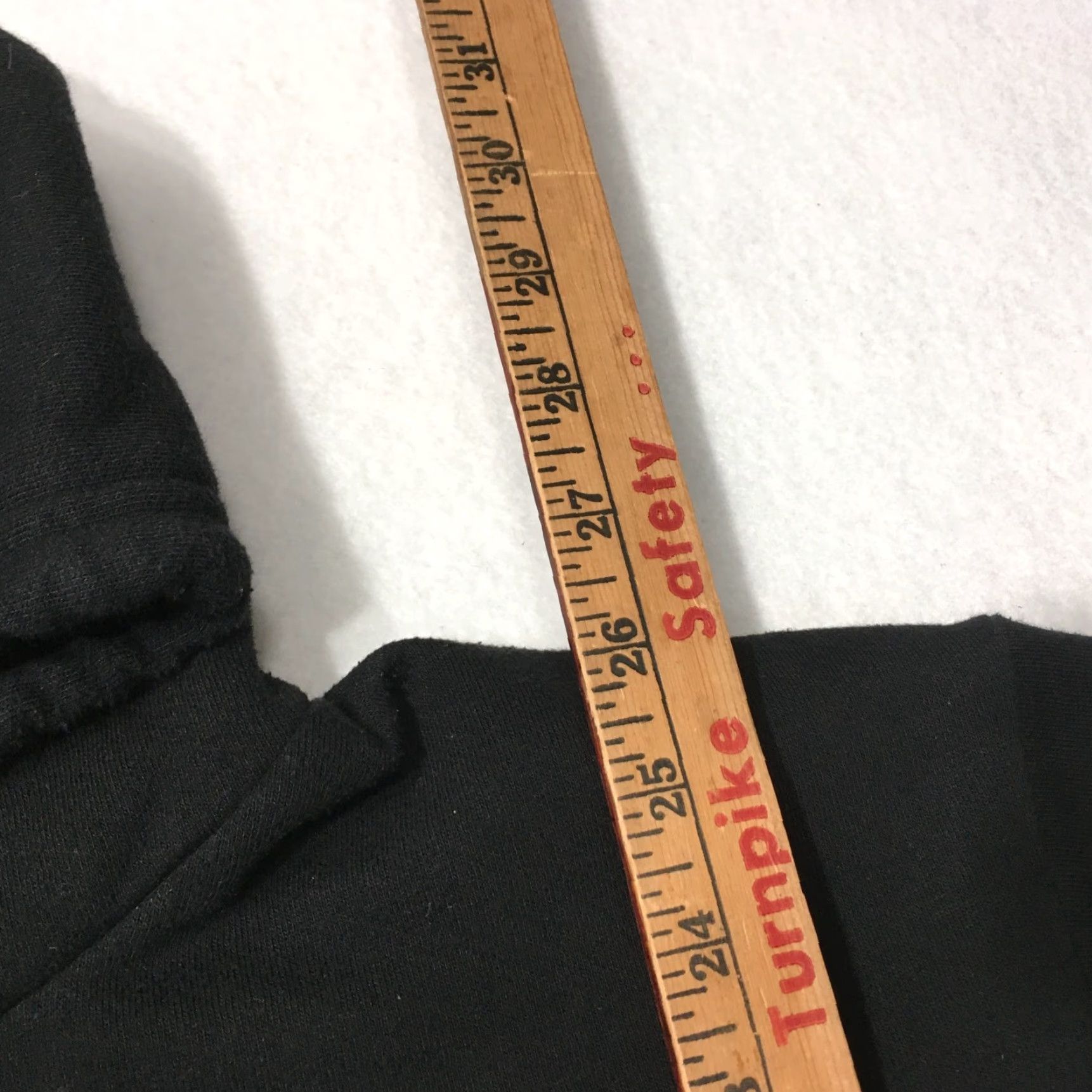 Vintage Surf Shop Hoodie Men 2XL Zip Up Sweatshirt BLACK Distressed Pocket Baseball 90s Beach City Outdoor Graphic Print Crew Neck Hooded Sweatshirt Glove? Size US XXL / EU 58 / 5 - 5 Thumbnail
