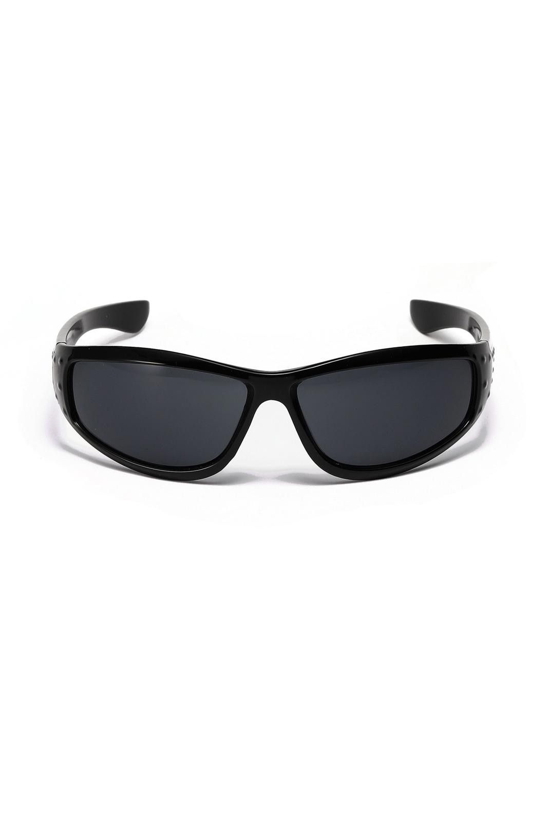 Other Vtg Y2k Avant Garde Futuristic Sunglasses Black Unisex OS Size ONE SIZE - 3 Thumbnail