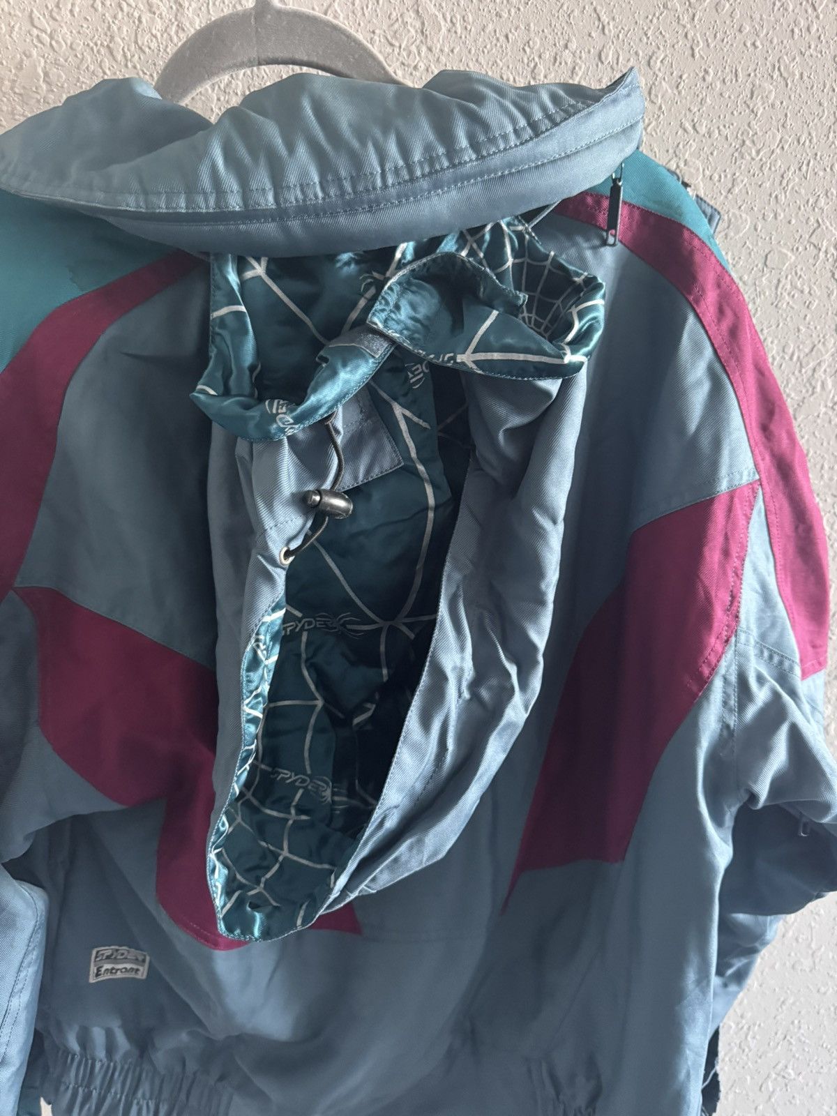 Spyder Vintage 90s Spyder Ski Parka Jacket Teal Purple Size US M / EU 48-50 / 2 - 9 Thumbnail