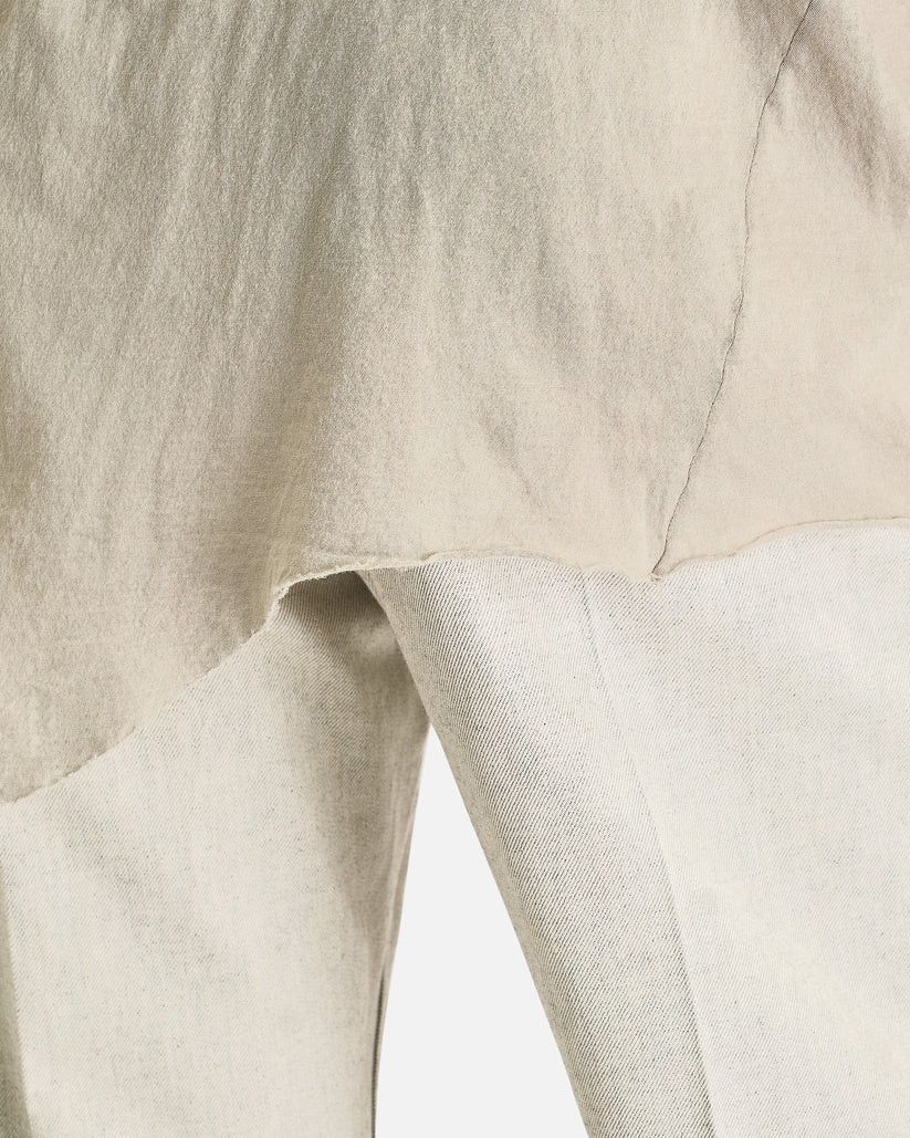 Rick Owens o1s1v1r1oon0825 Fog Tank in Light Beige/Pearl Size US L / EU 52-54 / 3 - 5 Thumbnail