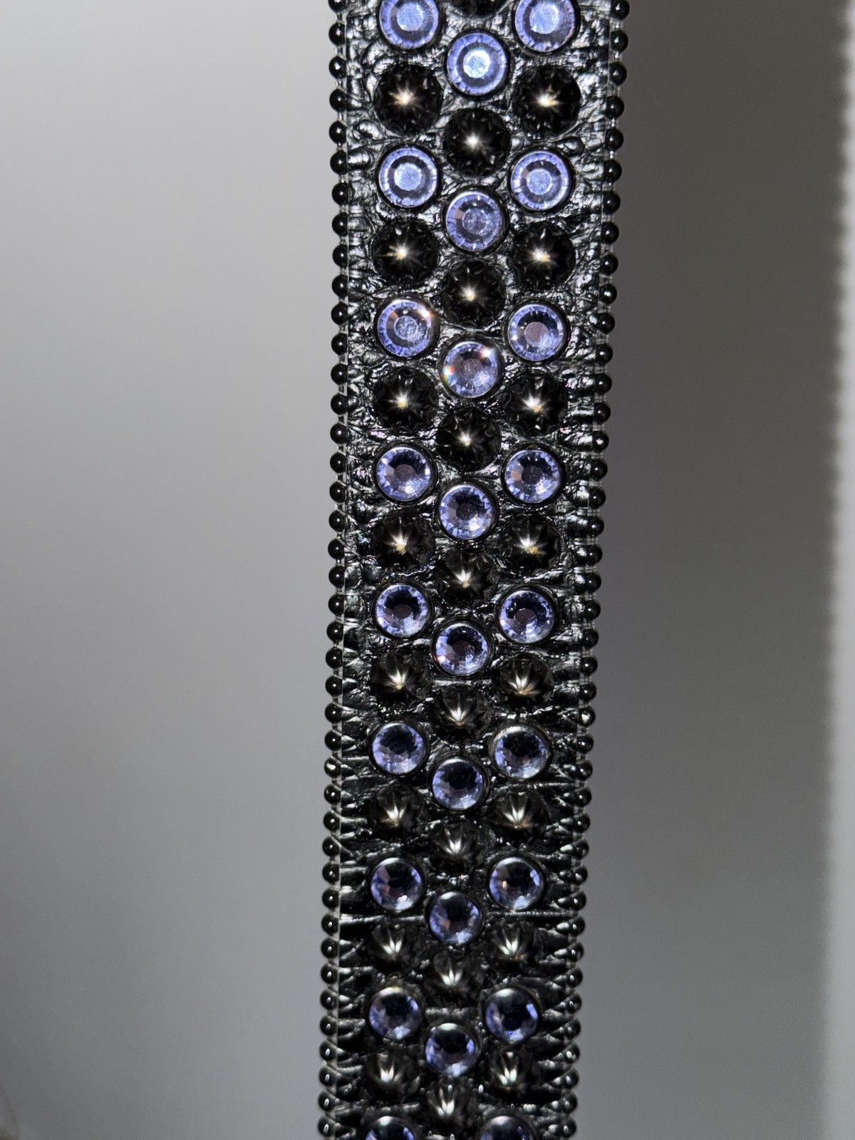 B.B. Simon B.B. Simon Multi Skull Belt Purple/Black Size 34 - 3 Thumbnail