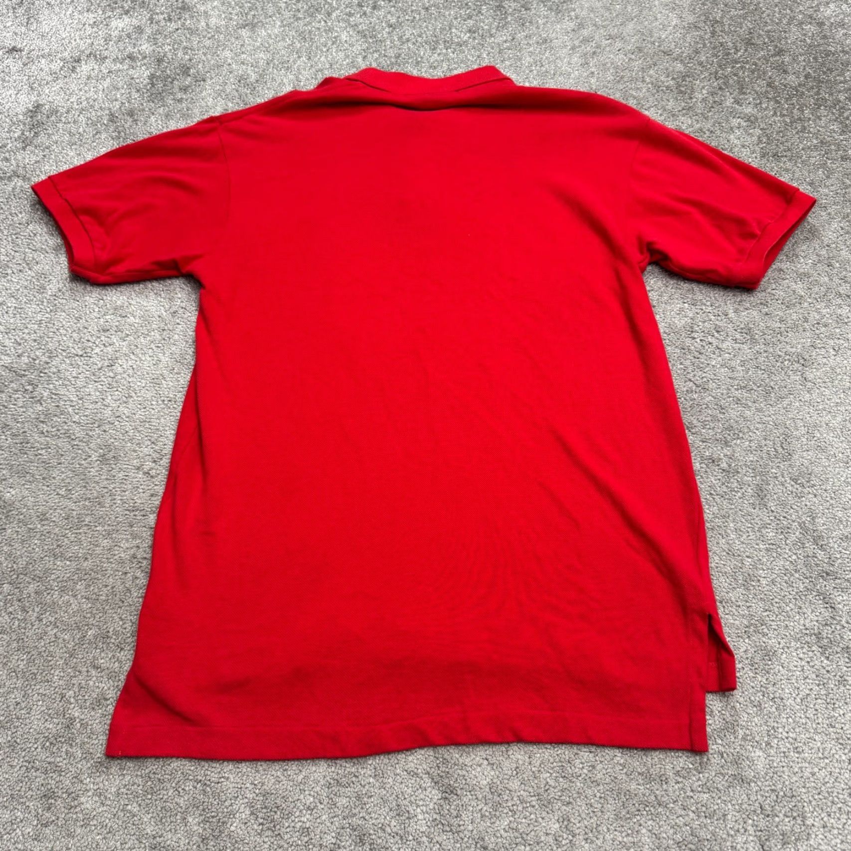 Polo Ralph Lauren VINTAGE Polo Ralph Lauren Polo Shirt Mens XL Red 100% Cotton Short Sleeve Classic, Preppy, Golf, 90s Style Mens XL Red Polo Shirt Size US XL / EU 56 / 4 - 2 Thumbnail