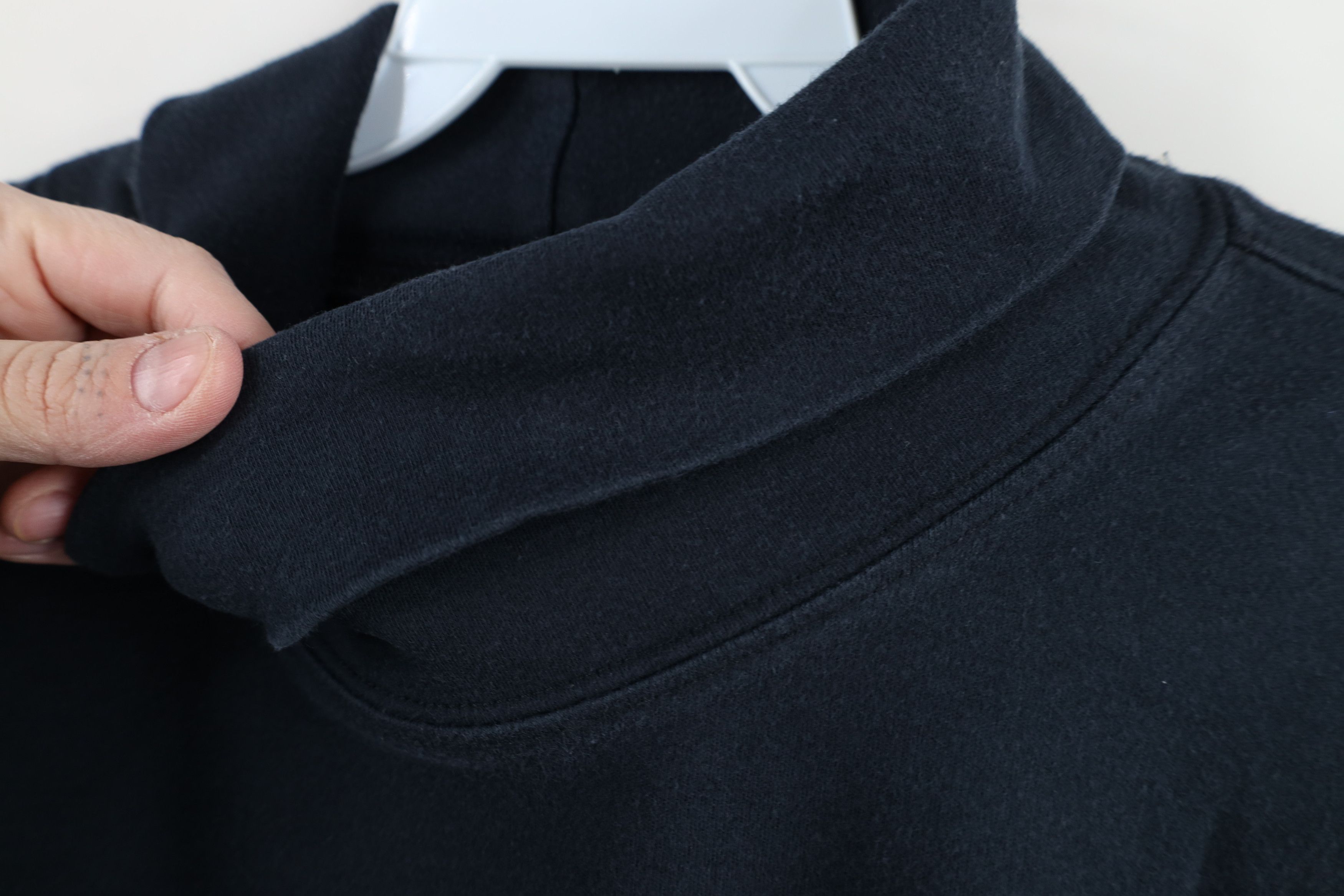 Lands' End × Vintage Vintage 90s Lands End Long Sleeve Turtleneck T-Shirt Black Size 3XL / US 20-22 - 7 Thumbnail
