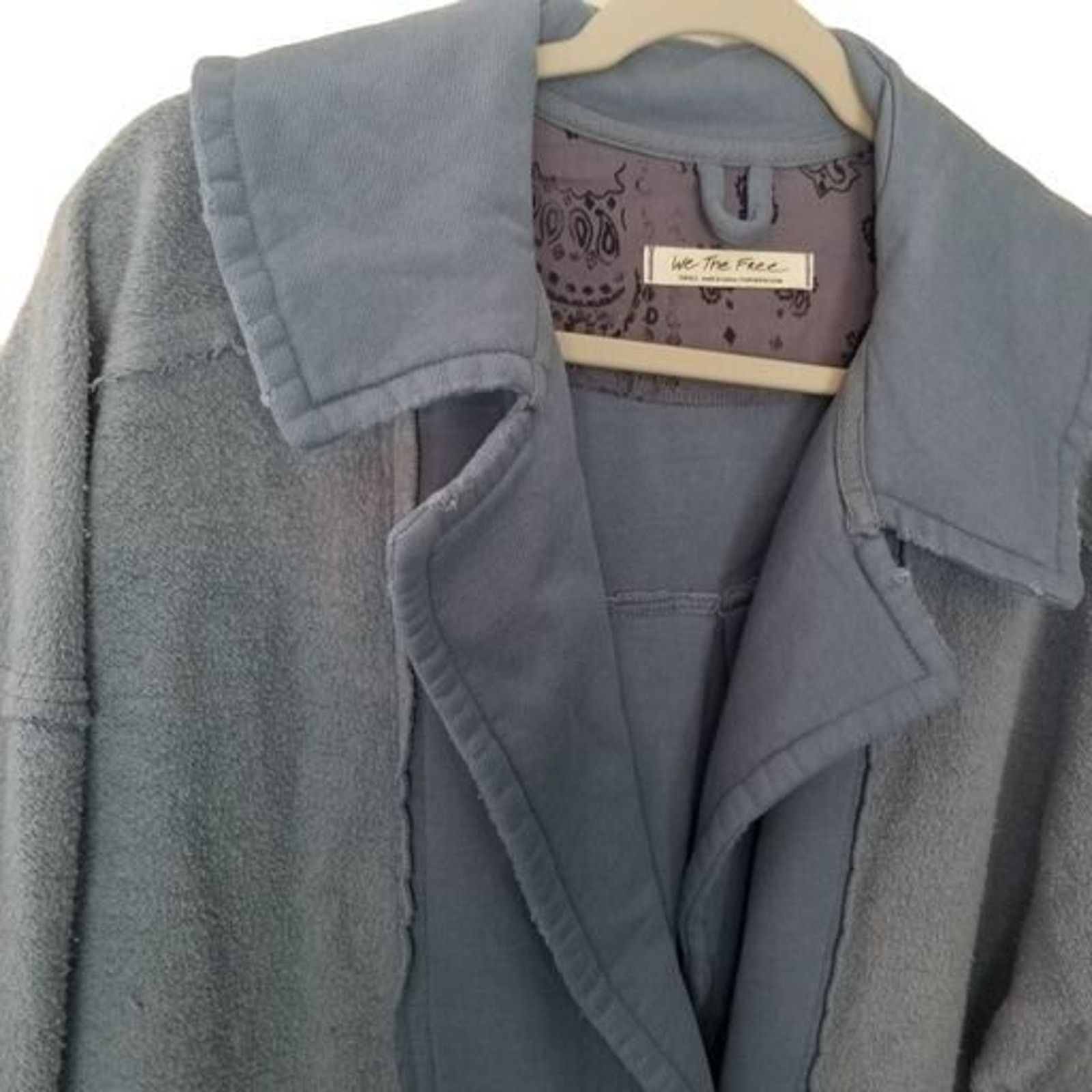 Free People Free People Bayside Blazer Oversized Boho Chic Indie Hippie Size S / US 4 / IT 40 - 5 Thumbnail