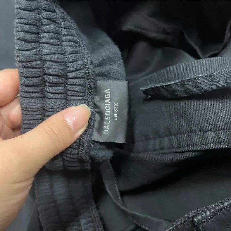 Balenciaga Balenciaga size XS Black paper cotton twill overalls Size US 27 - 4 Thumbnail