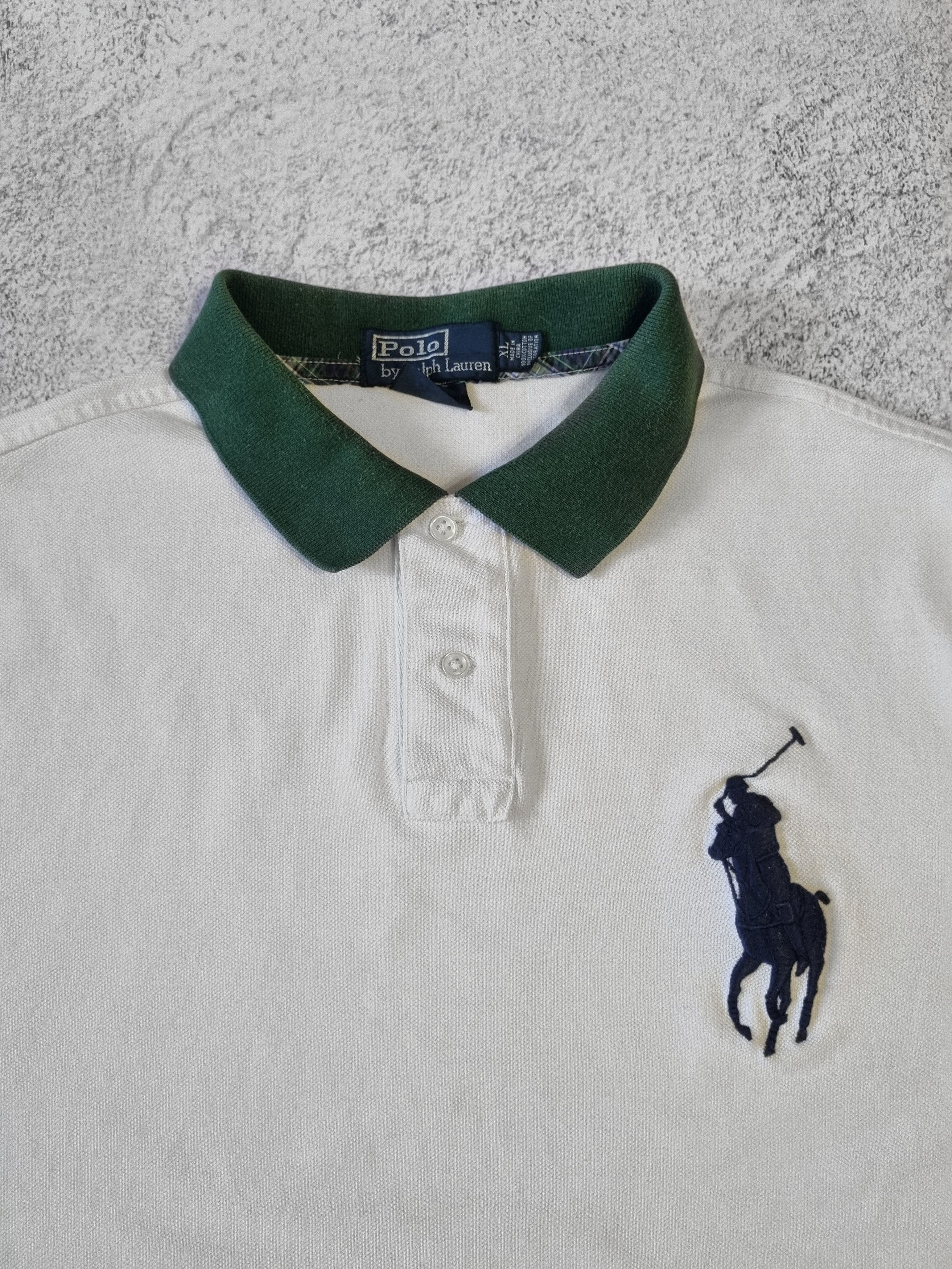 Polo Ralph Lauren Vintage Polo Ralph Lauren Big Pony Plaid 3 Polo T-Shirt Size US XL / EU 56 / 4 - 3 Thumbnail