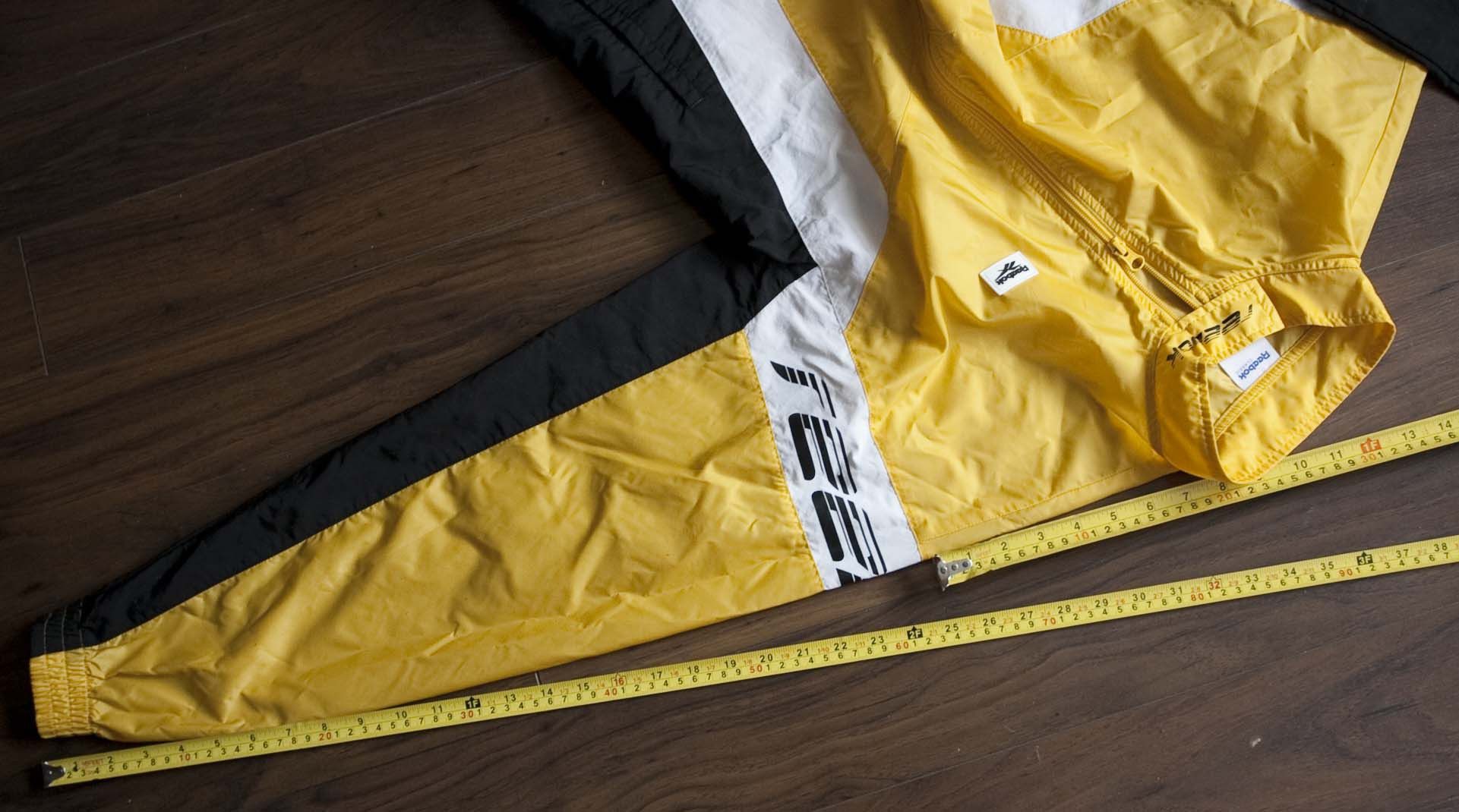 Reebok Reebok Classic Track Jacket Windbreaker Size S Yellow Size US S / EU 44-46 / 1 - 6 Thumbnail