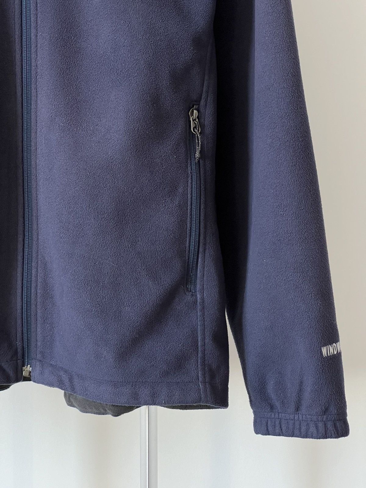 The North Face × Vintage The North Face vintage fleece windwall zip up jacket Size US L / EU 52-54 / 3 - 6 Thumbnail
