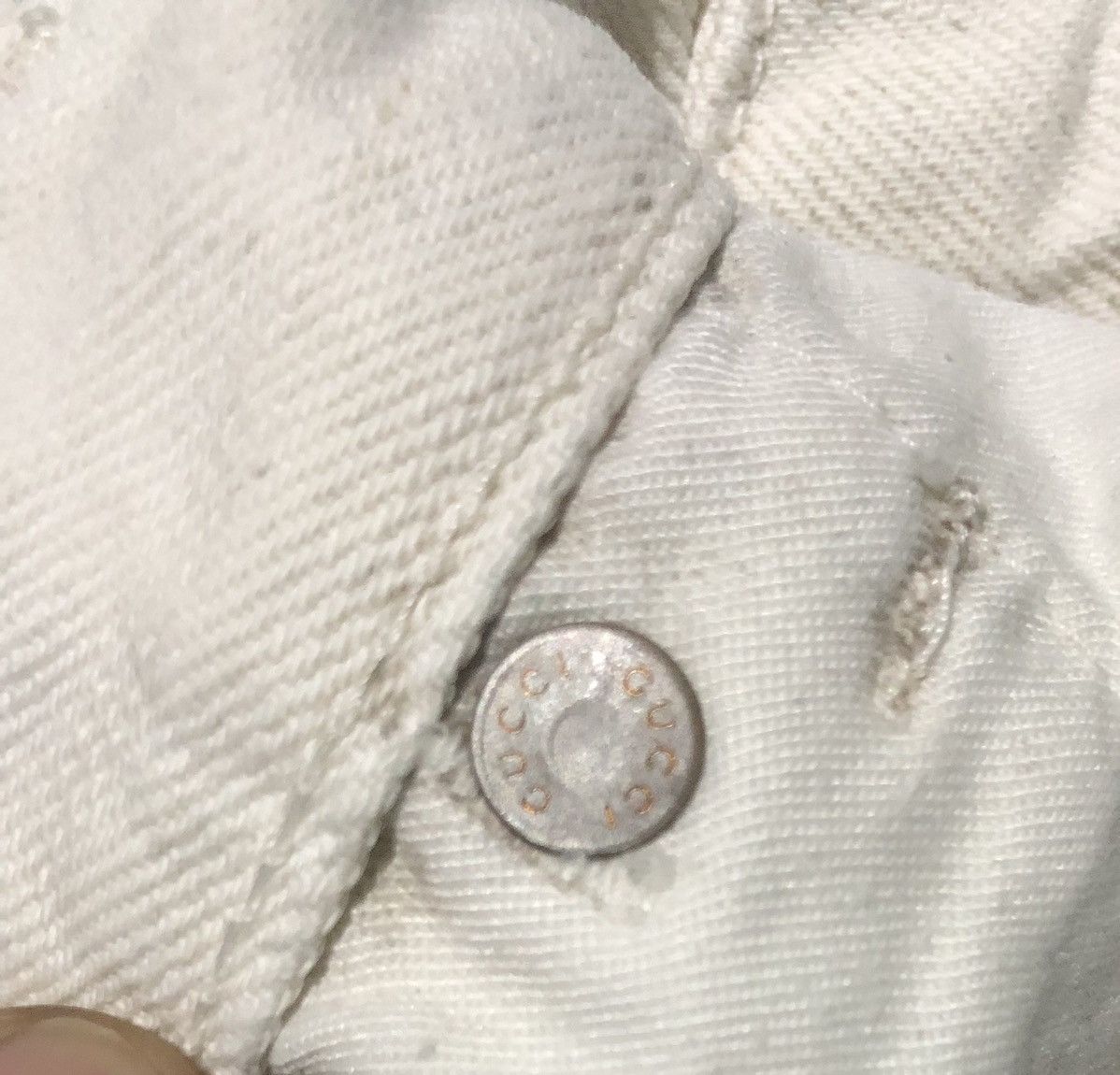 Gucci gucci denim white short pants Size US 32 / EU 48 - 9 Thumbnail