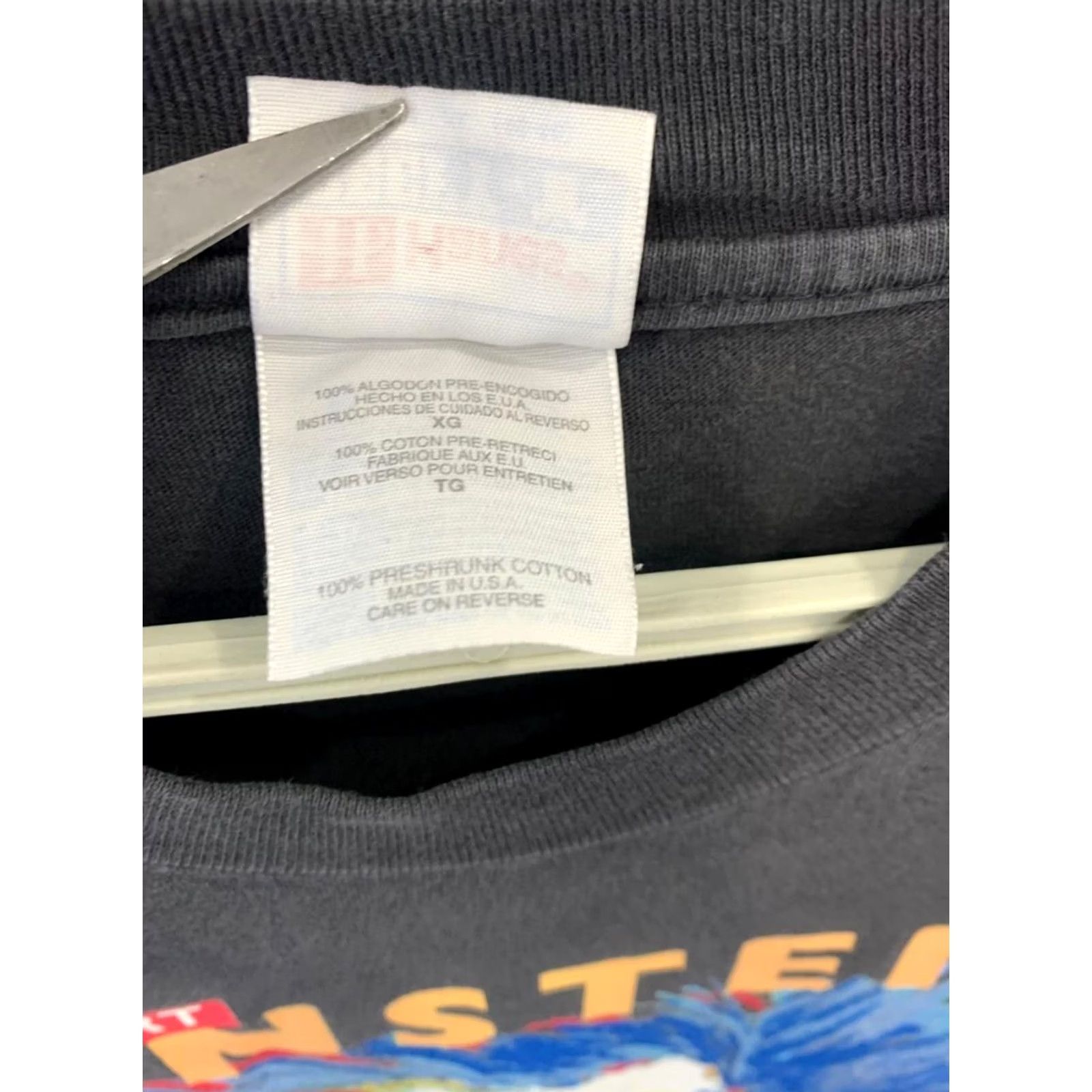 Hanes VINTAGE Albert Einstein Great Spirits Quote T-Shirt Hanes XL Blue Mens 90s Shirt Size US XL / EU 56 / 4 - 4 Thumbnail