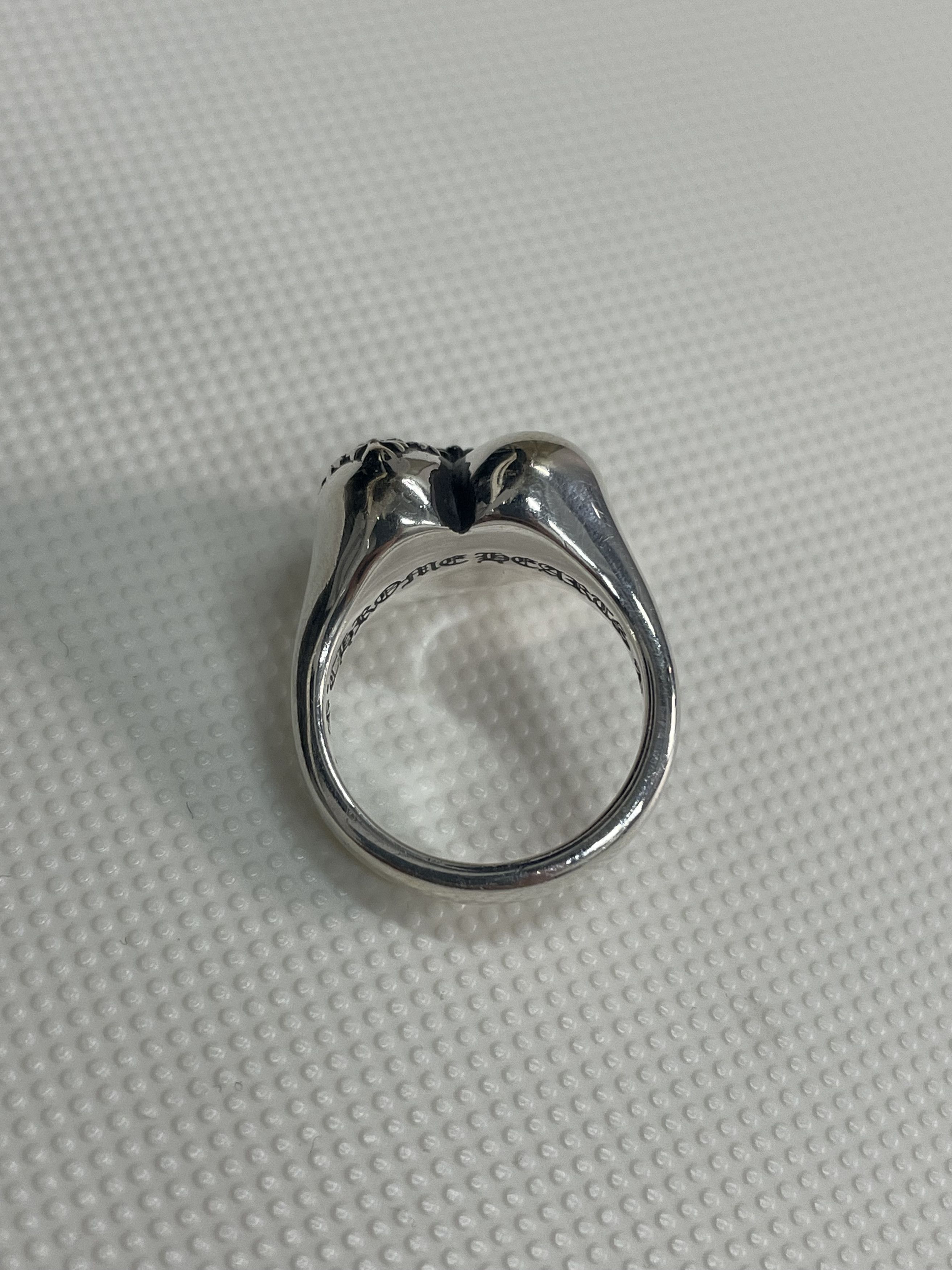 Chrome Hearts Chrome Hearts Silver R.l.P Heart Cemetery Ring Size ONE SIZE - 10 Thumbnail