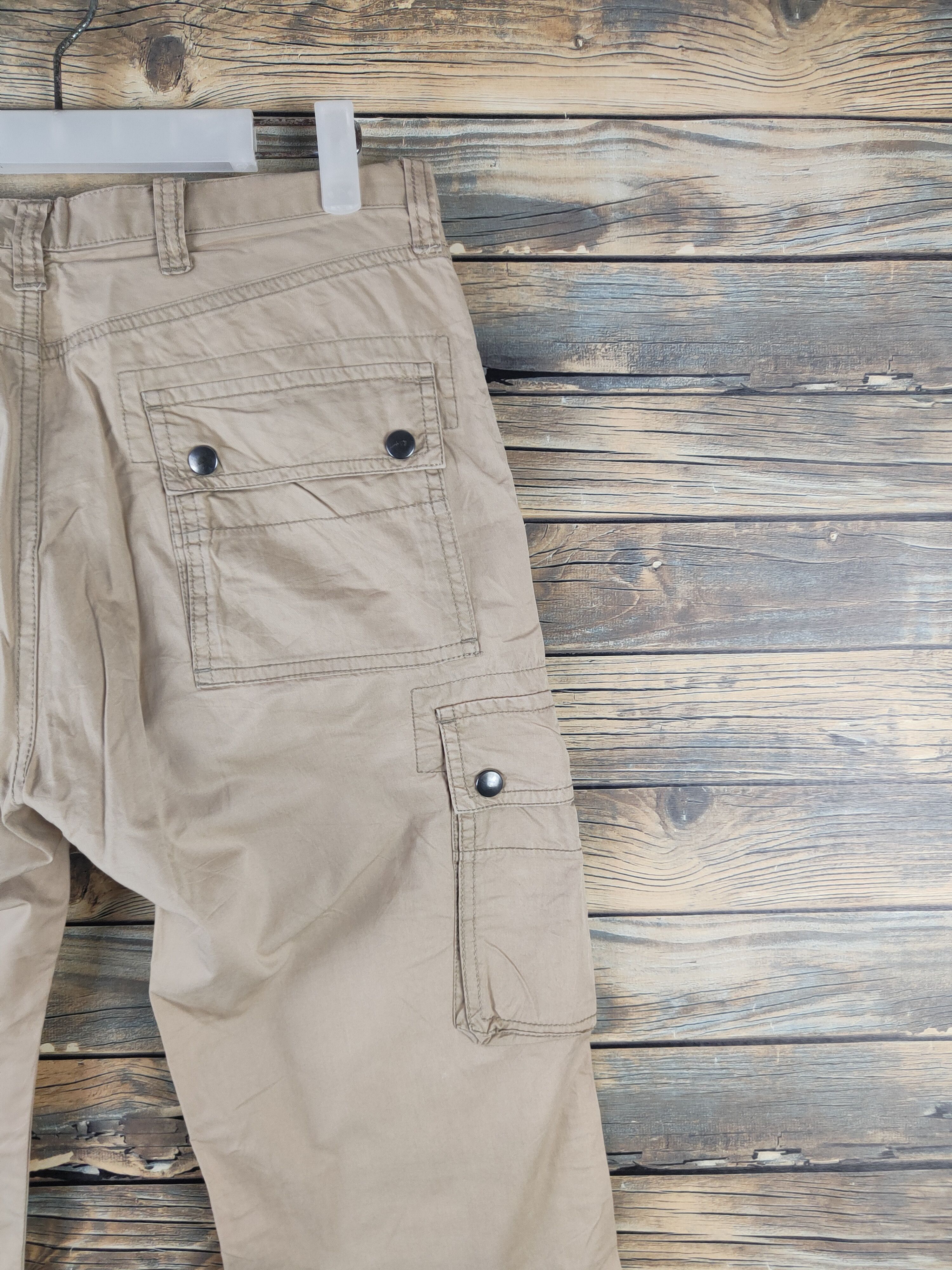 Japanese Brand × Journal Standard DL Journal Standard Beige Multipocket Cargo Pants #472 Size US 31 - 10 Thumbnail