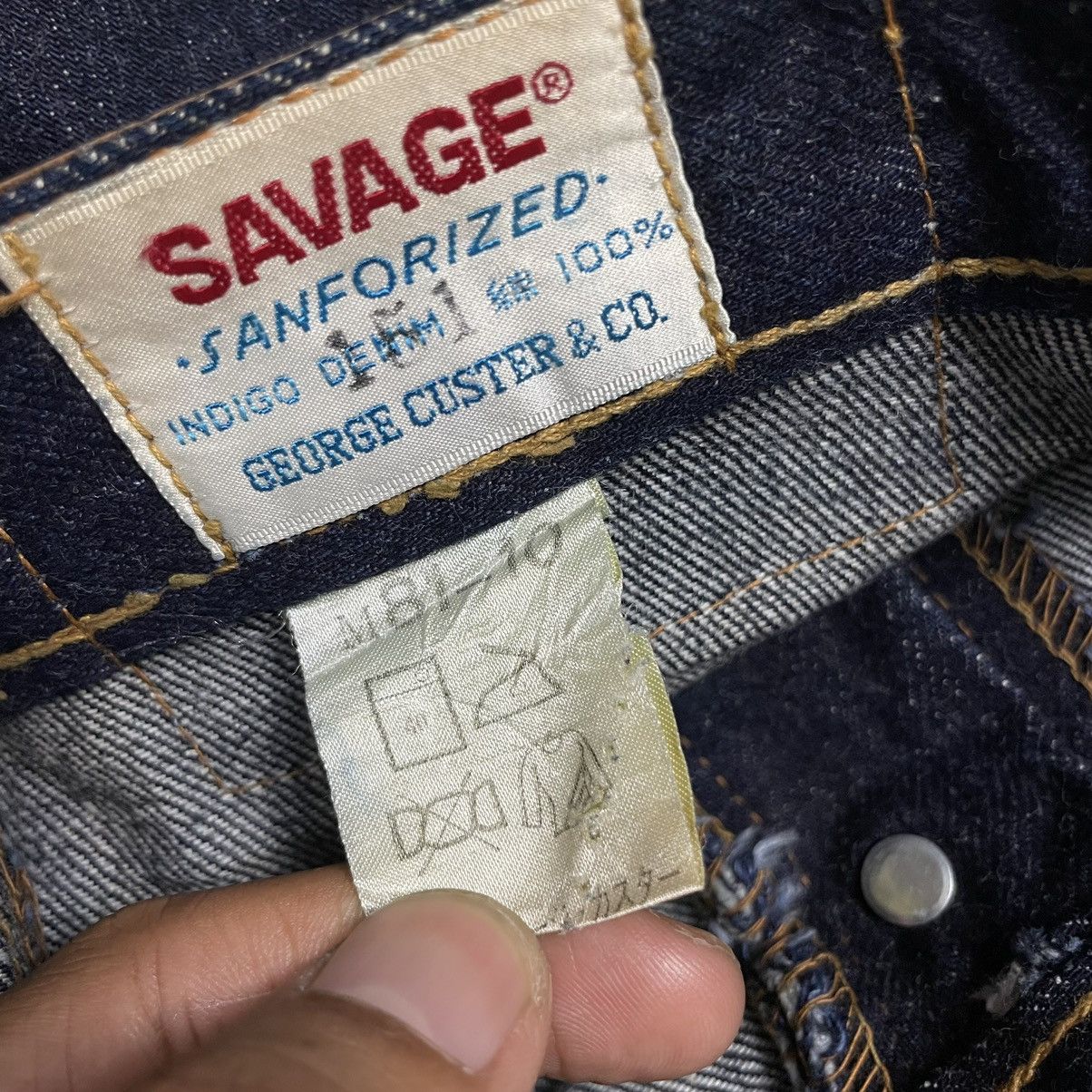 Hysteric Glamour 🇯🇵 VINTAGE SAVAGE GEORGE CUSTER & CO BELL BOTTOM FLARE JEANS Size 26" / US 2 / IT 38 - 11 Thumbnail