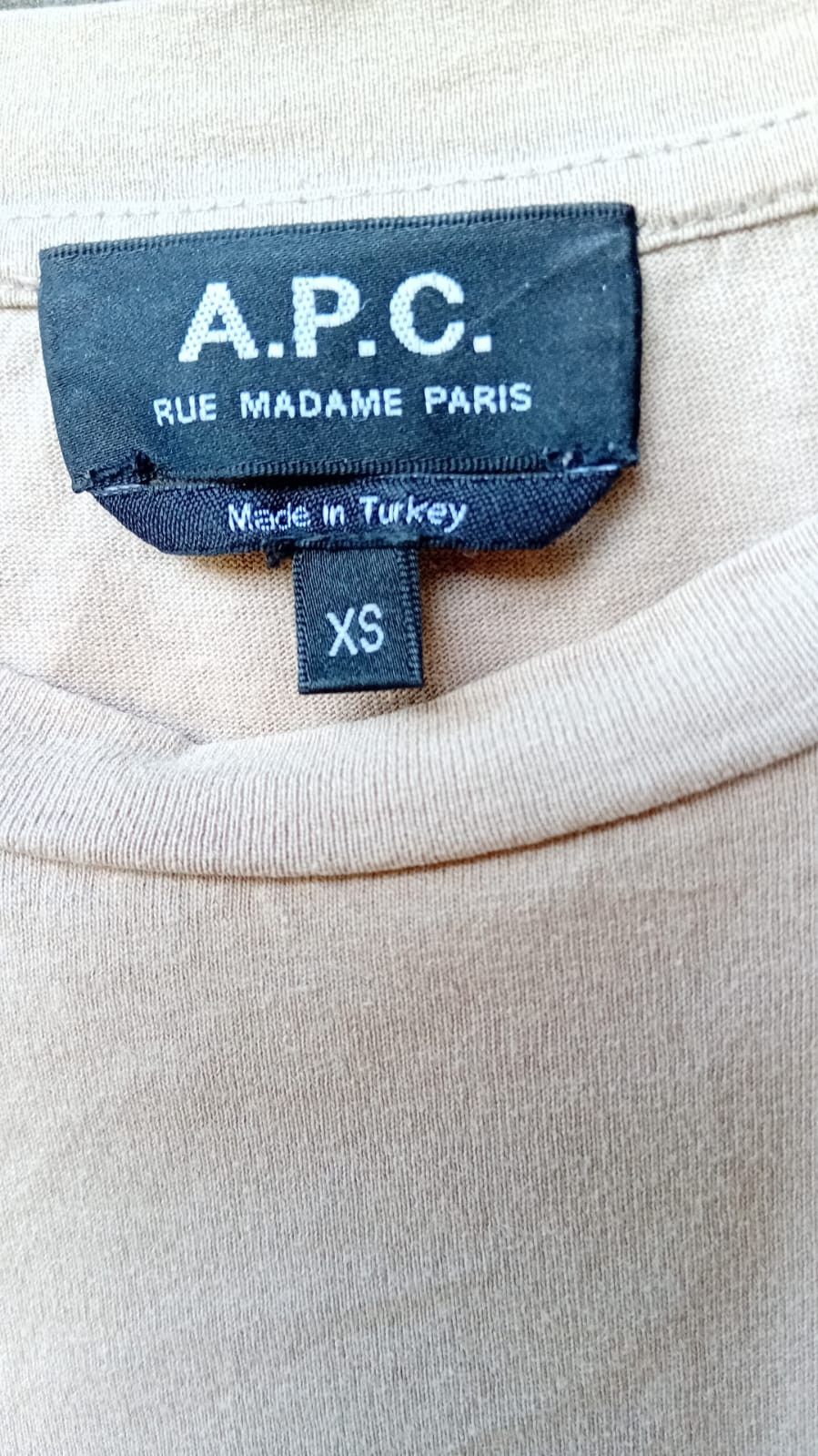 A.P.C. A.P.C. Rue Madame Paris Basic Pocket tee Unisex Men XS/Wmn M Size M / US 6-8 / IT 42-44 - 3 Thumbnail