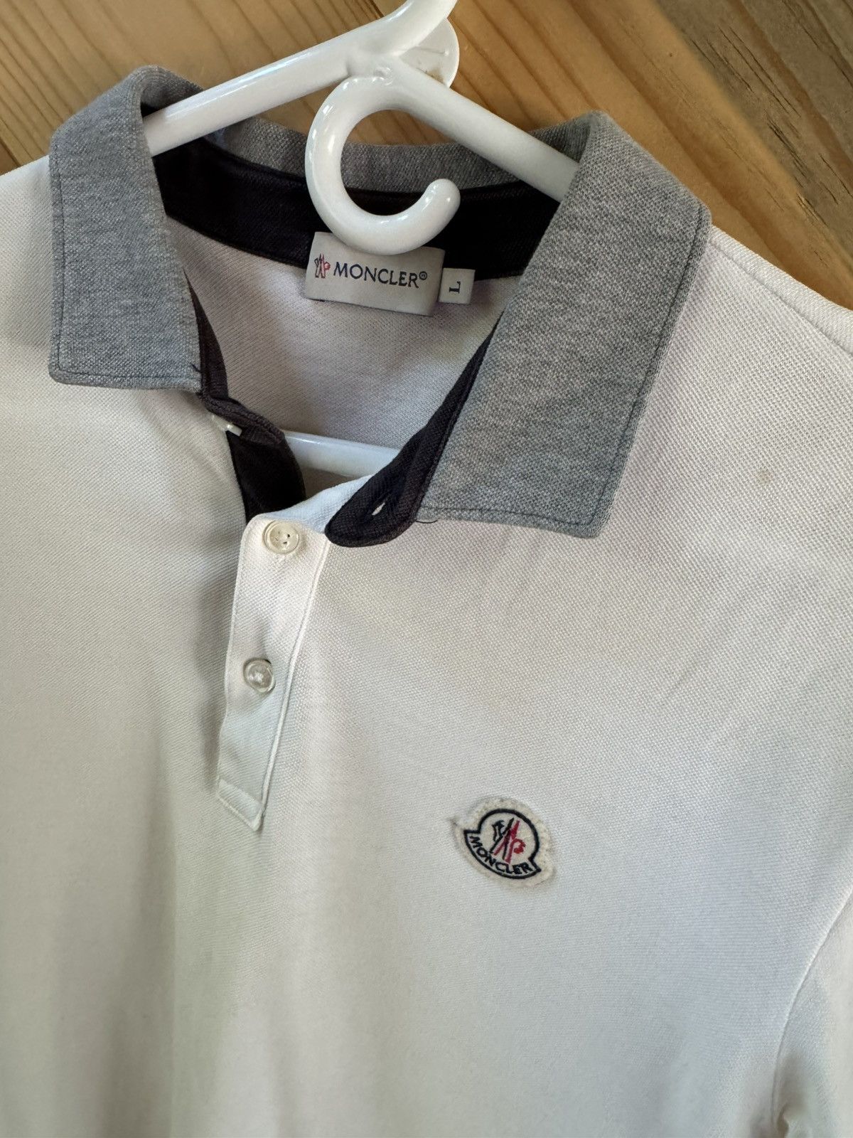 Moncler Moncler Polo Size US L / EU 52-54 / 3 - 2 Thumbnail
