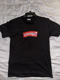 Cdg supreme box logo hot sale tee