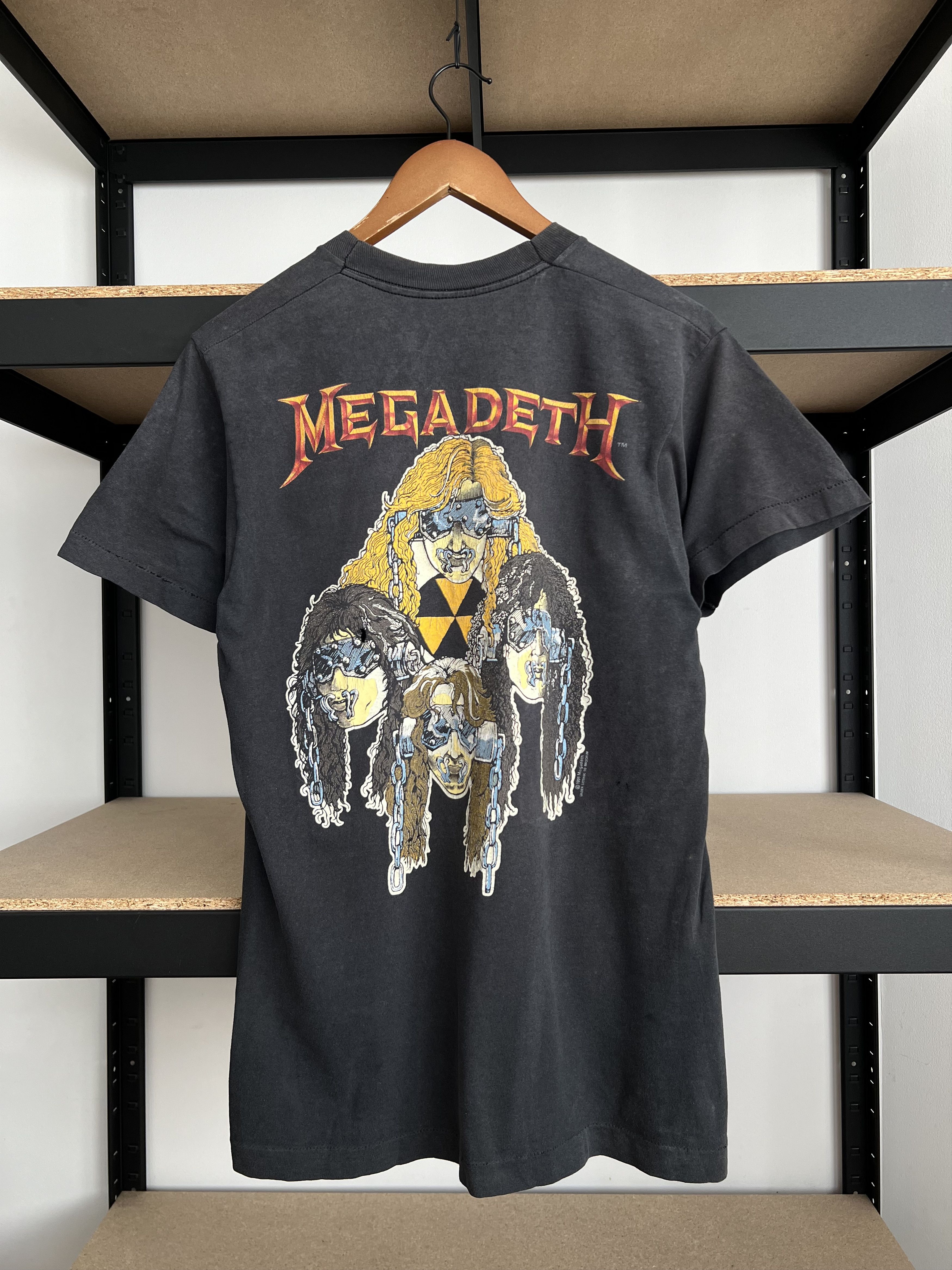 Band Tees Vintage 1991 Megadeth Vic Rattlehead Thrash Metal Band Tee Size US L / EU 52-54 / 3 - 2 Thumbnail