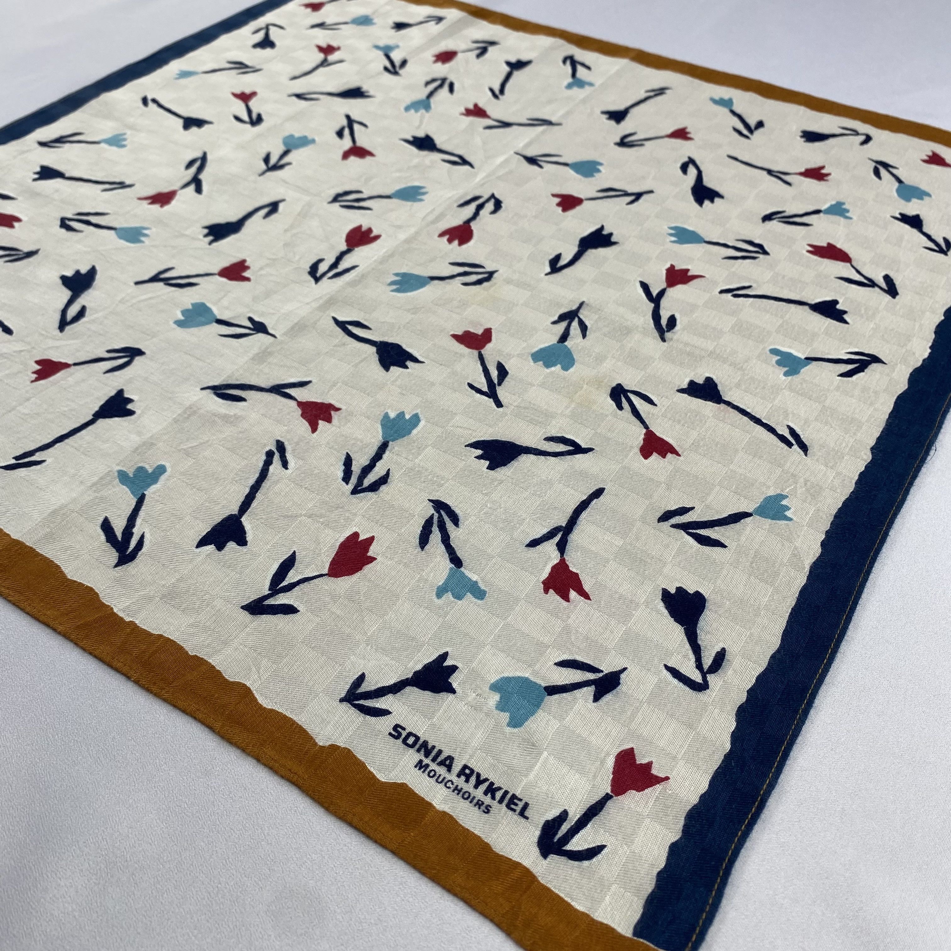 Vintage Sonia Rykiel Bandana/ Handkerchief / Neckerchief-P1215 Size ONE SIZE - 2 Thumbnail