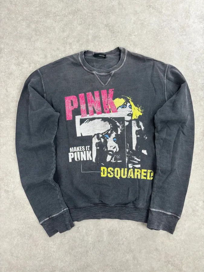 Dsquared2 AW2008 Dsquared2 Punk Grey Rock Crewneck Sweater Size US M / EU 48-50 / 2 - 3 Thumbnail