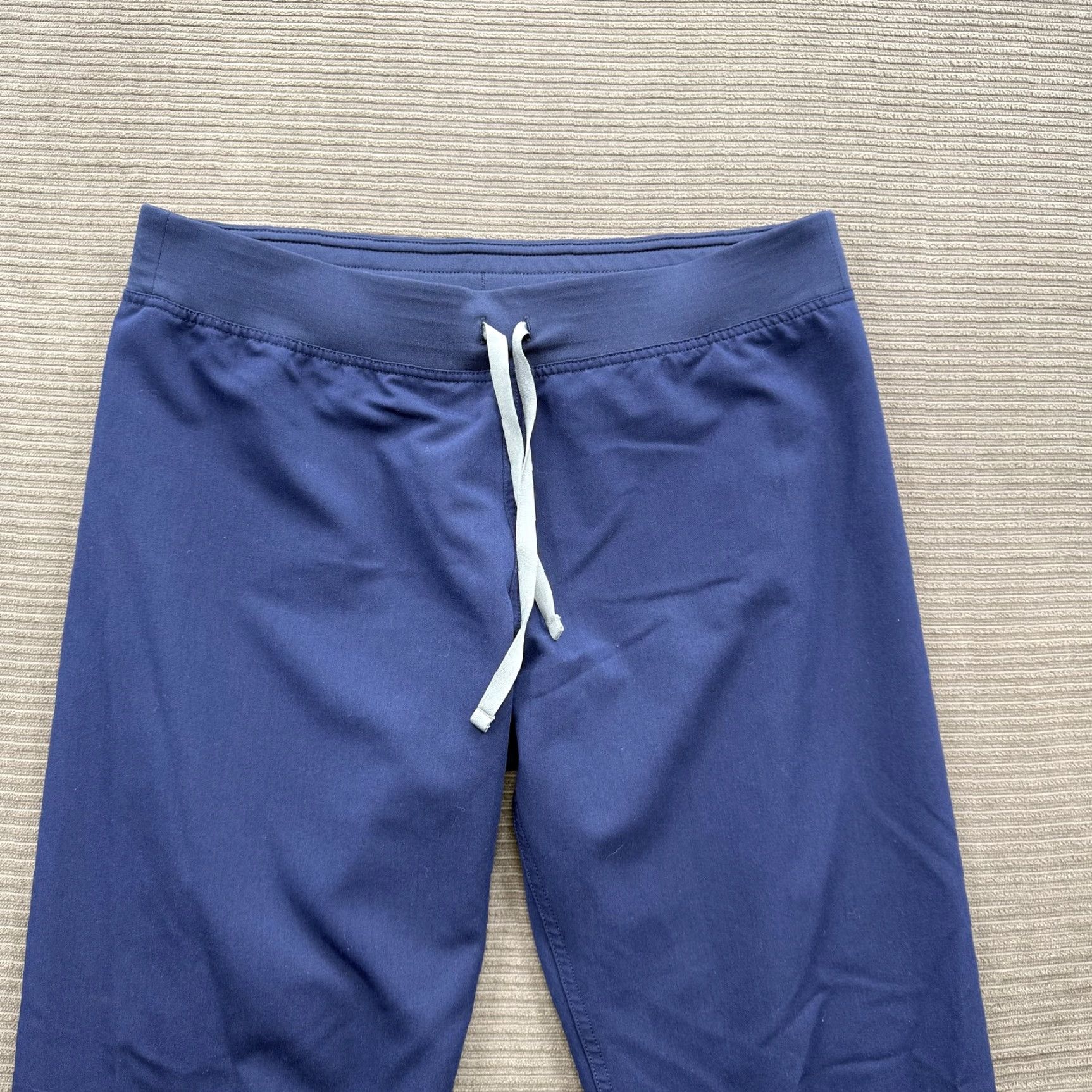 Vintage FIGS Technical Collection Pants Mens Large Navy Blue Drawstring Scrub Medical Size US 33 - 3 Thumbnail