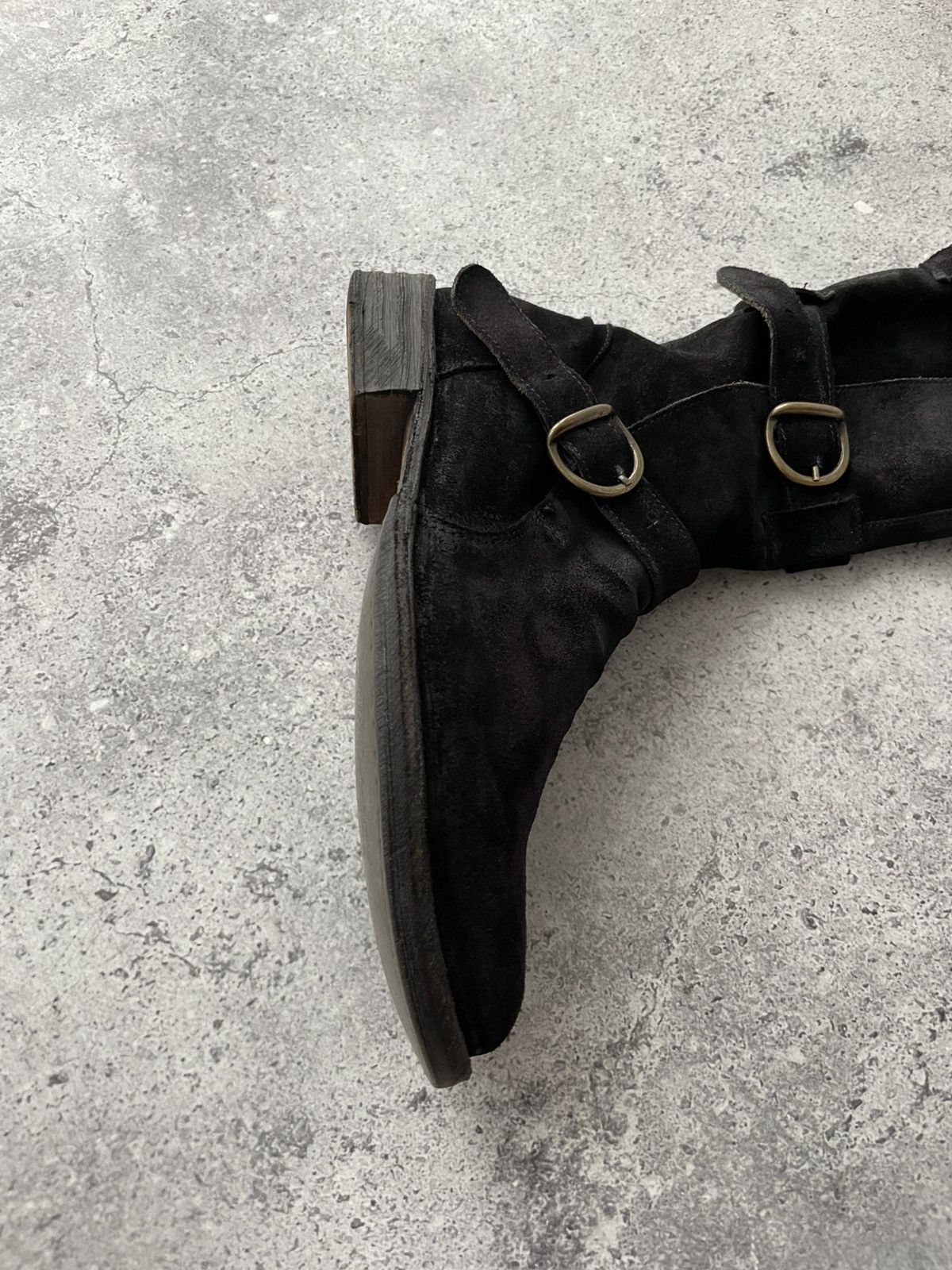 Fiorentini + Baker FIORENTINI+BAKER 3 Buckle Black Suede Iconic Boot Us 7,5 Size US 8 / IT 38 - 5 Thumbnail