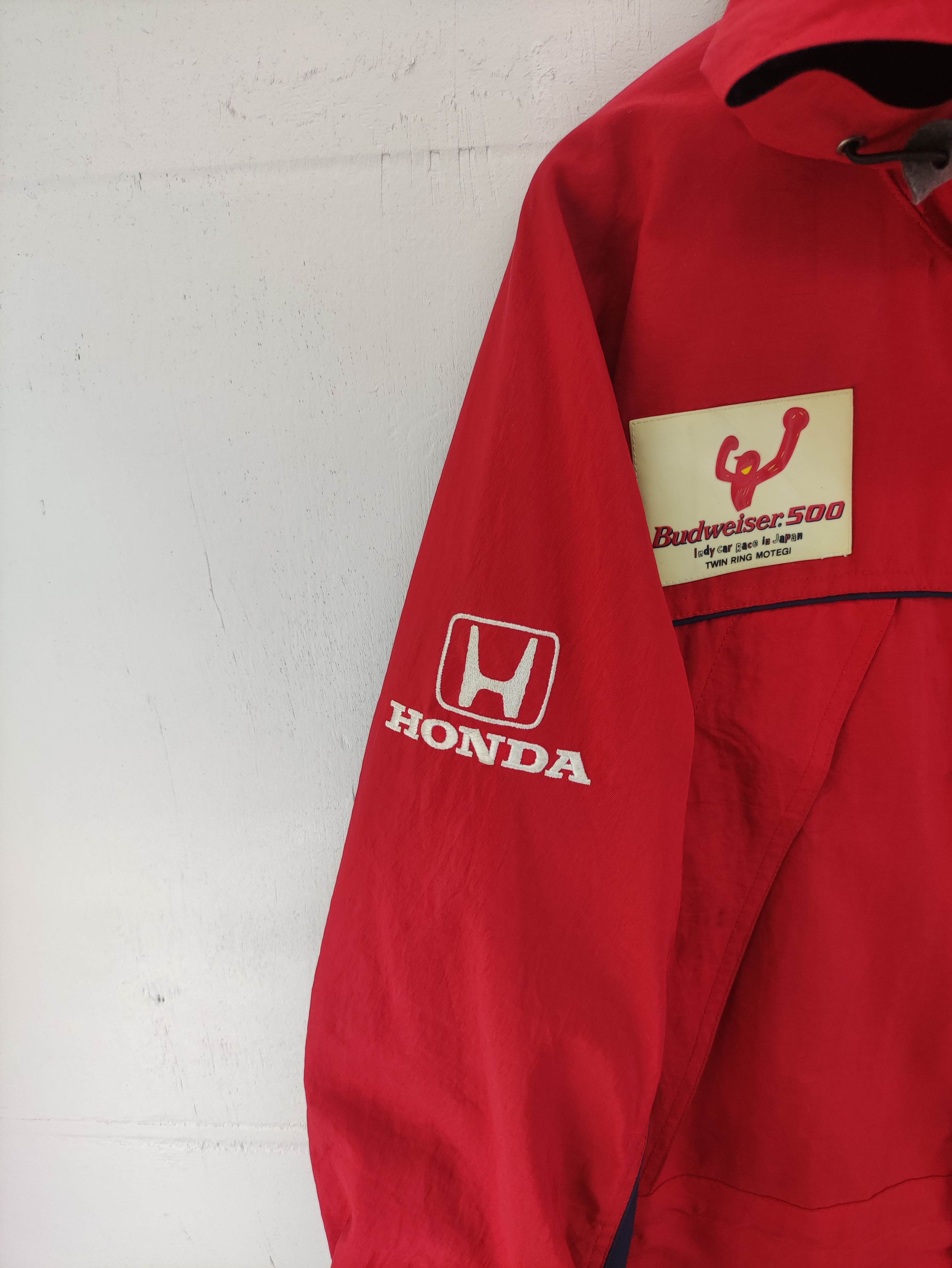 Honda Vintage Honda Jacket Hoodie Zipper Embroidered Logo Size US L / EU 52-54 / 3 - 2 Thumbnail