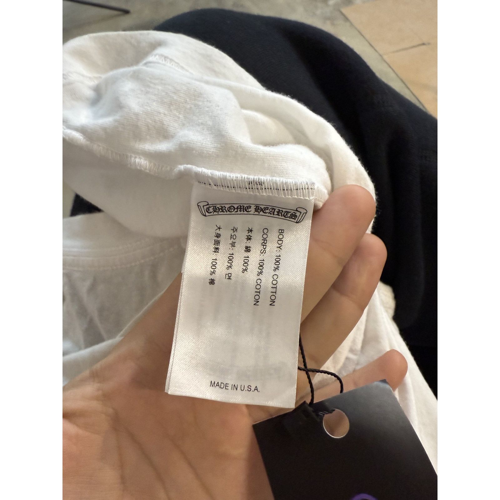 Chrome Hearts Chrome Hearts Floral Scroll Tee White Used Medium Size US M / EU 48-50 / 2 - 3 Thumbnail