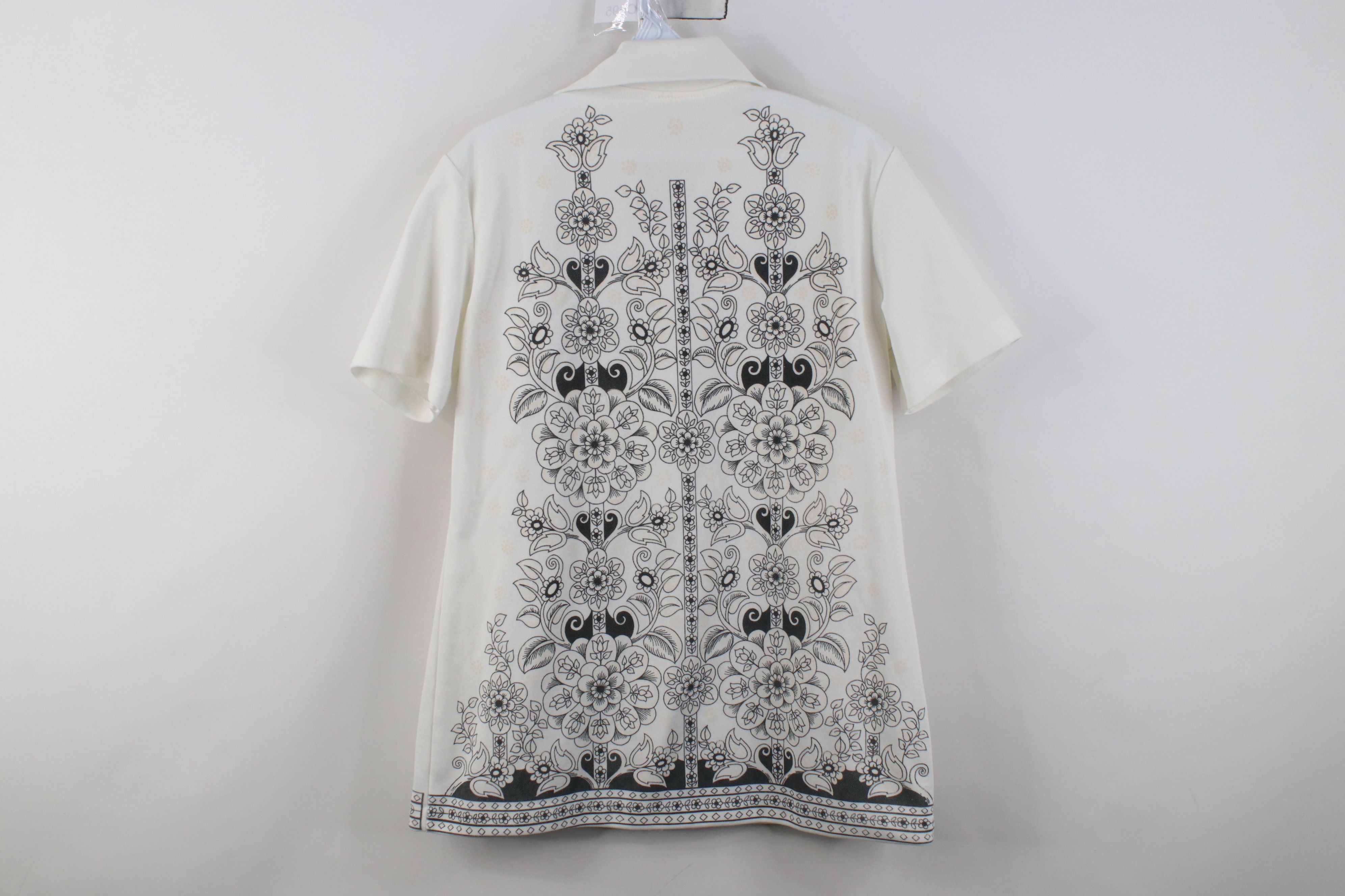 Vintage Vintage 60s 70s Mid Century Modern Collar Button Shirt USA Size L / US 10 / IT 46 - 9 Thumbnail