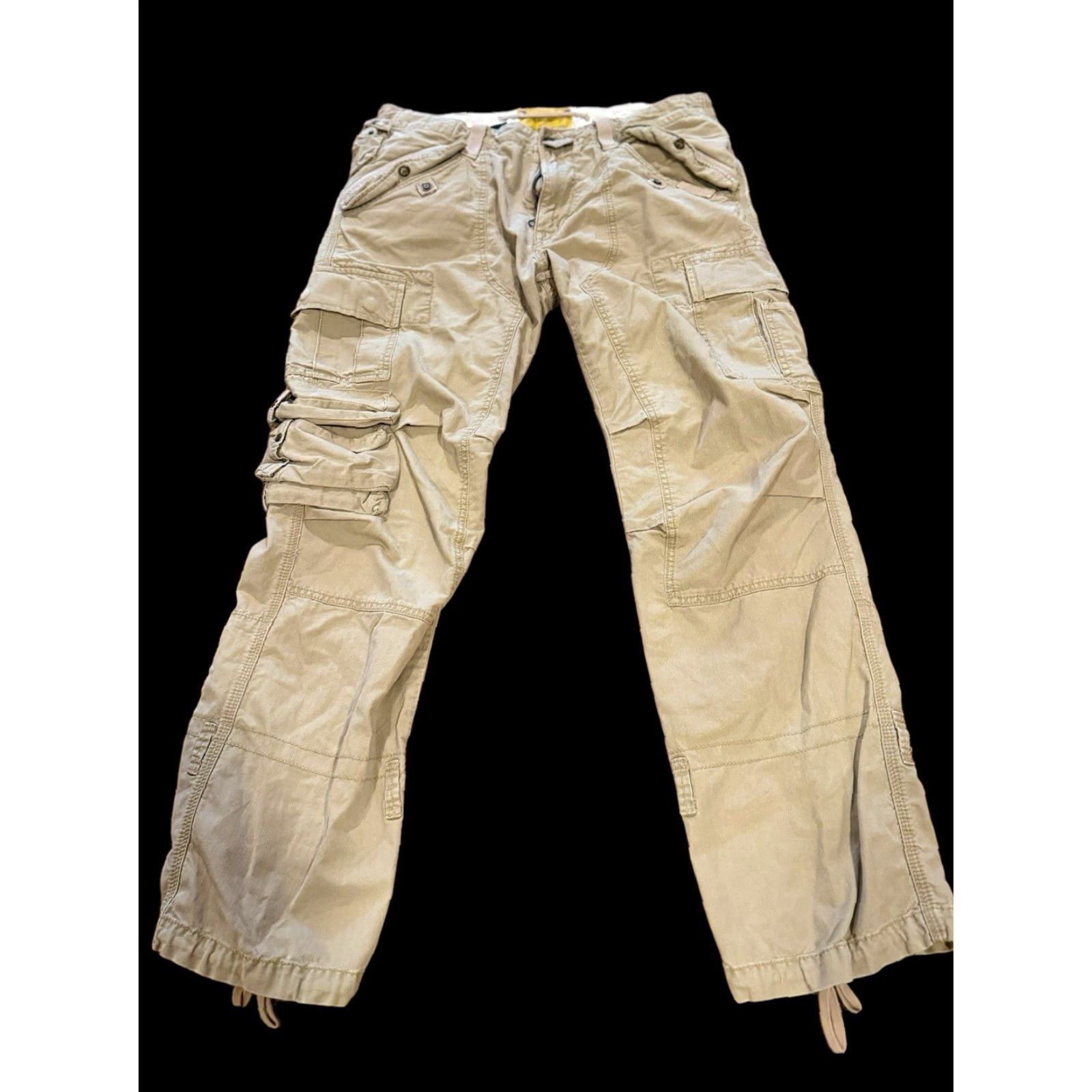 Polo Ralph Lauren VINTAGE Polo Ralph Lauren Paratrooper Cargo Pants Men 36x32 Beige Military Slim Pants Mens Beige Cargo Paratrooper Vintage Polo Ralph Lauren Pullover? Size US M / EU 48-50 / 2 - 2 Thumbnail