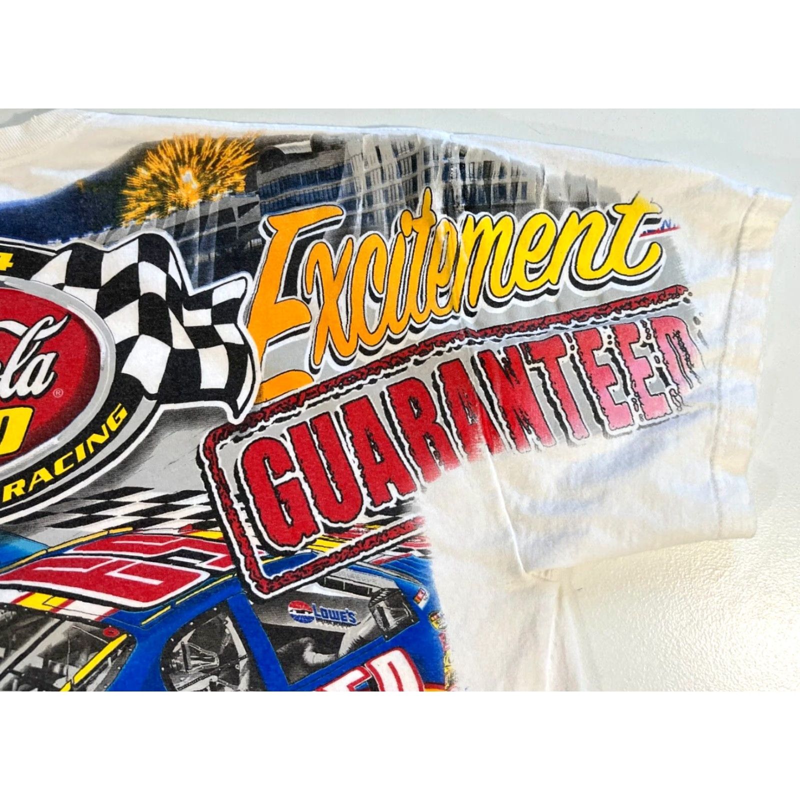 Chase Authentics VINTAGE Chase Authentics The Thirst For Thirst 2004 Coca-Cola 6000 T-Shirt Crew Neck Short Sleeve White Cotton Men L Size US L / EU 52-54 / 3 - 5 Thumbnail